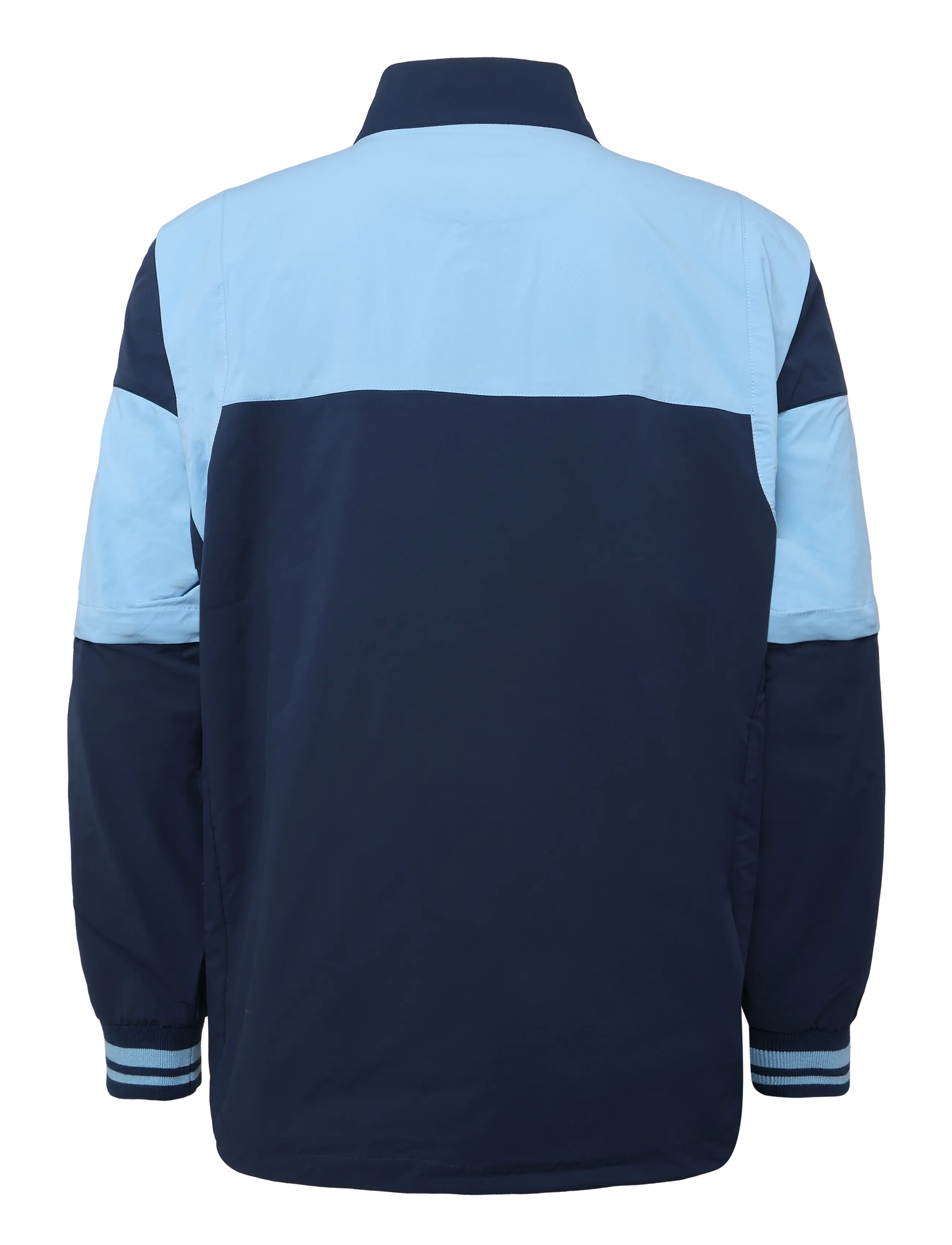 Original Penguin Golf - 1/4 ZIP COLOR BLOCK WIND JACKET - golfjakker - black iris - 1
