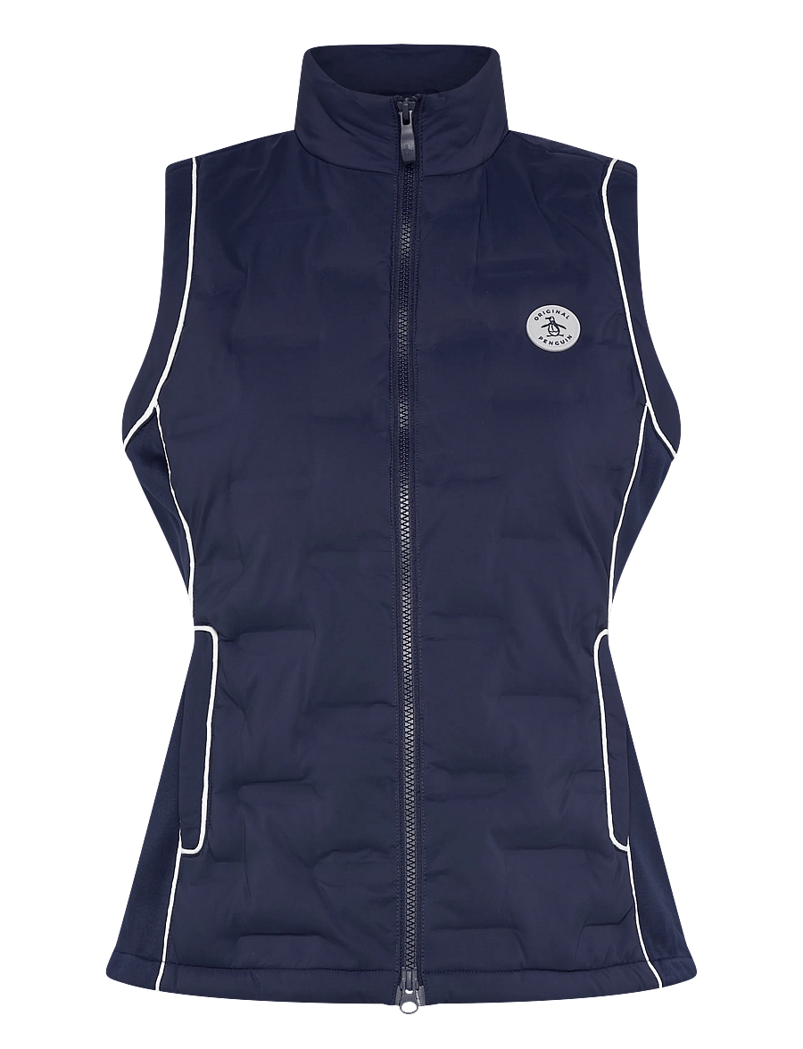 Original Penguin Golf - Insulated Woven Vest - outdoor - black iris - 0