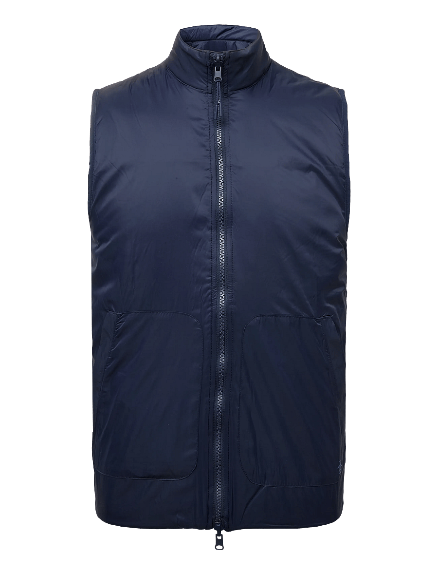 Original Penguin Golf - 90'S REVERSIBLE BLOCKED VEST - outdoor - black iris - 0