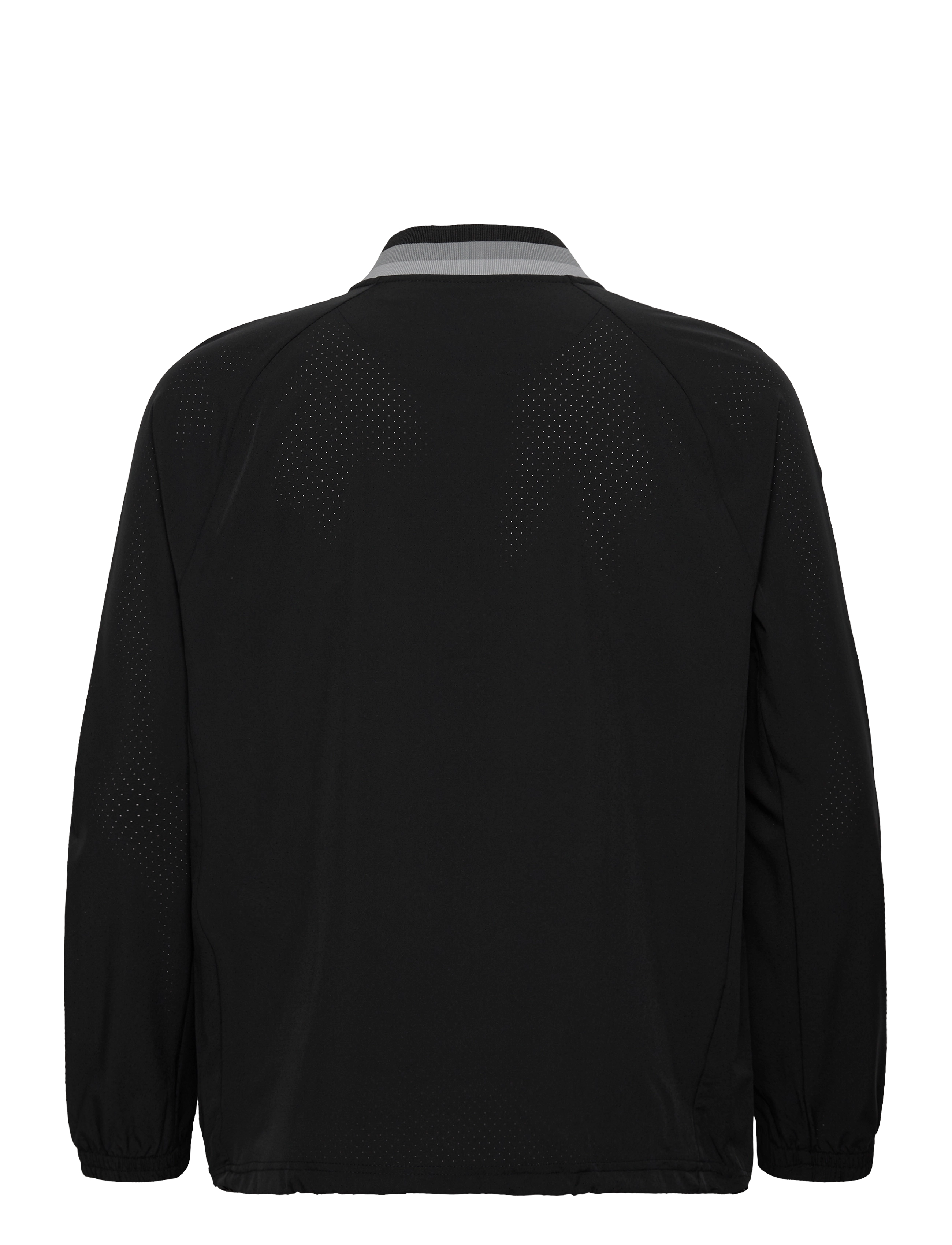 Original Penguin Golf - LS 1/4 ZIP LIGHTWEIGT WINDBREAKER - caviar - 1