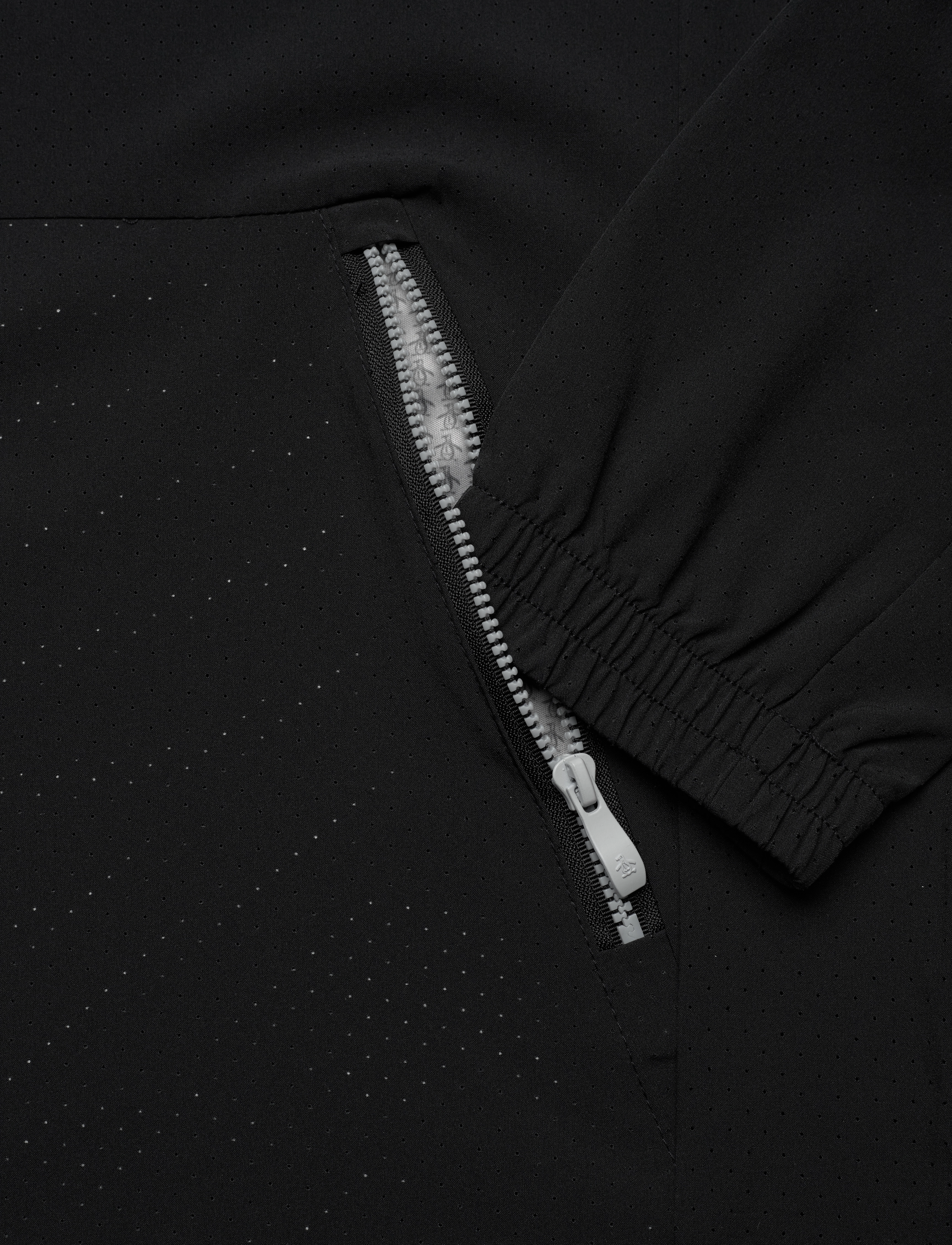 Original Penguin Golf - LS 1/4 ZIP LIGHTWEIGT WINDBREAKER - caviar - 3