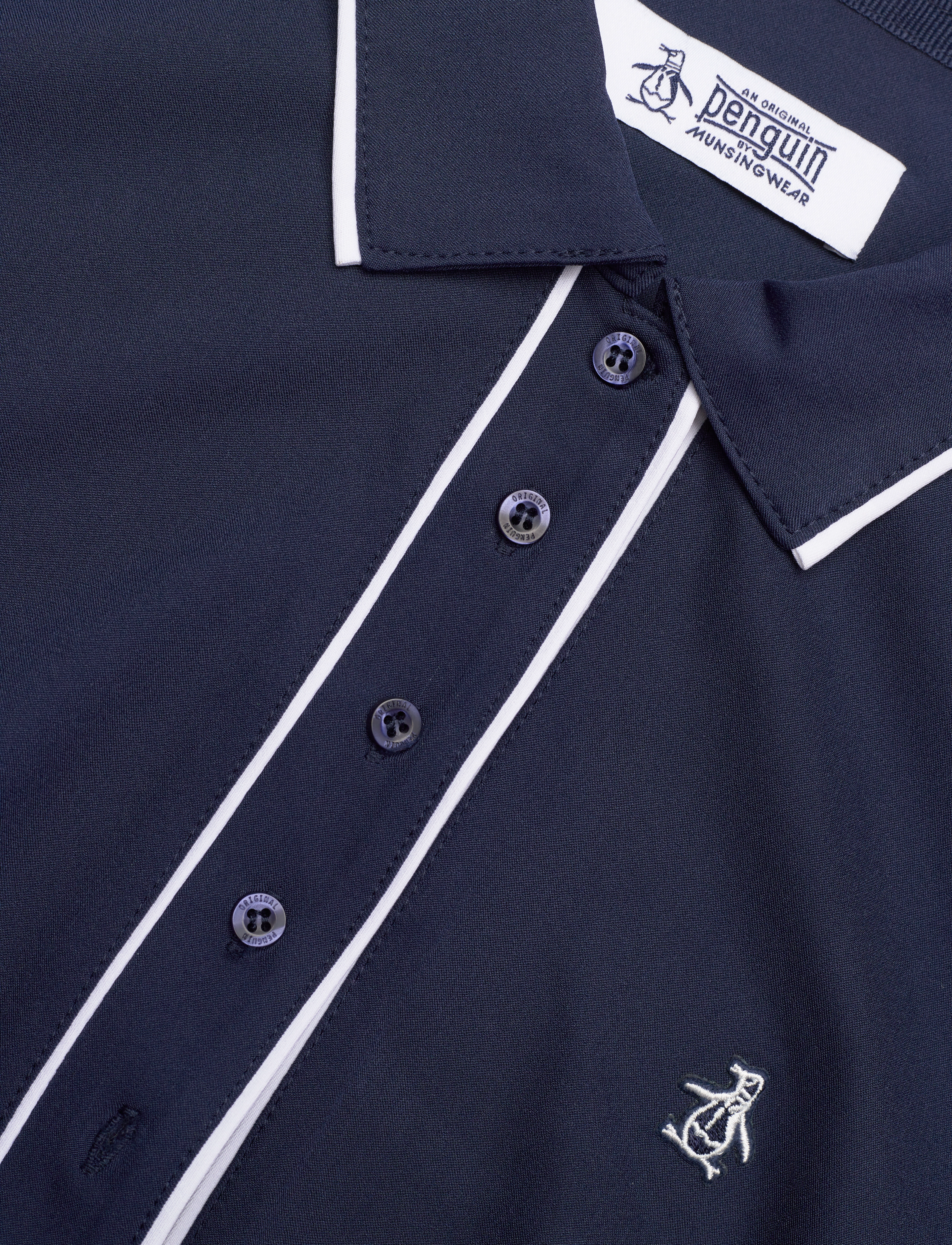 Original Penguin Golf - SS VERONICA ROMPER - sportoberteile - black iris - 2