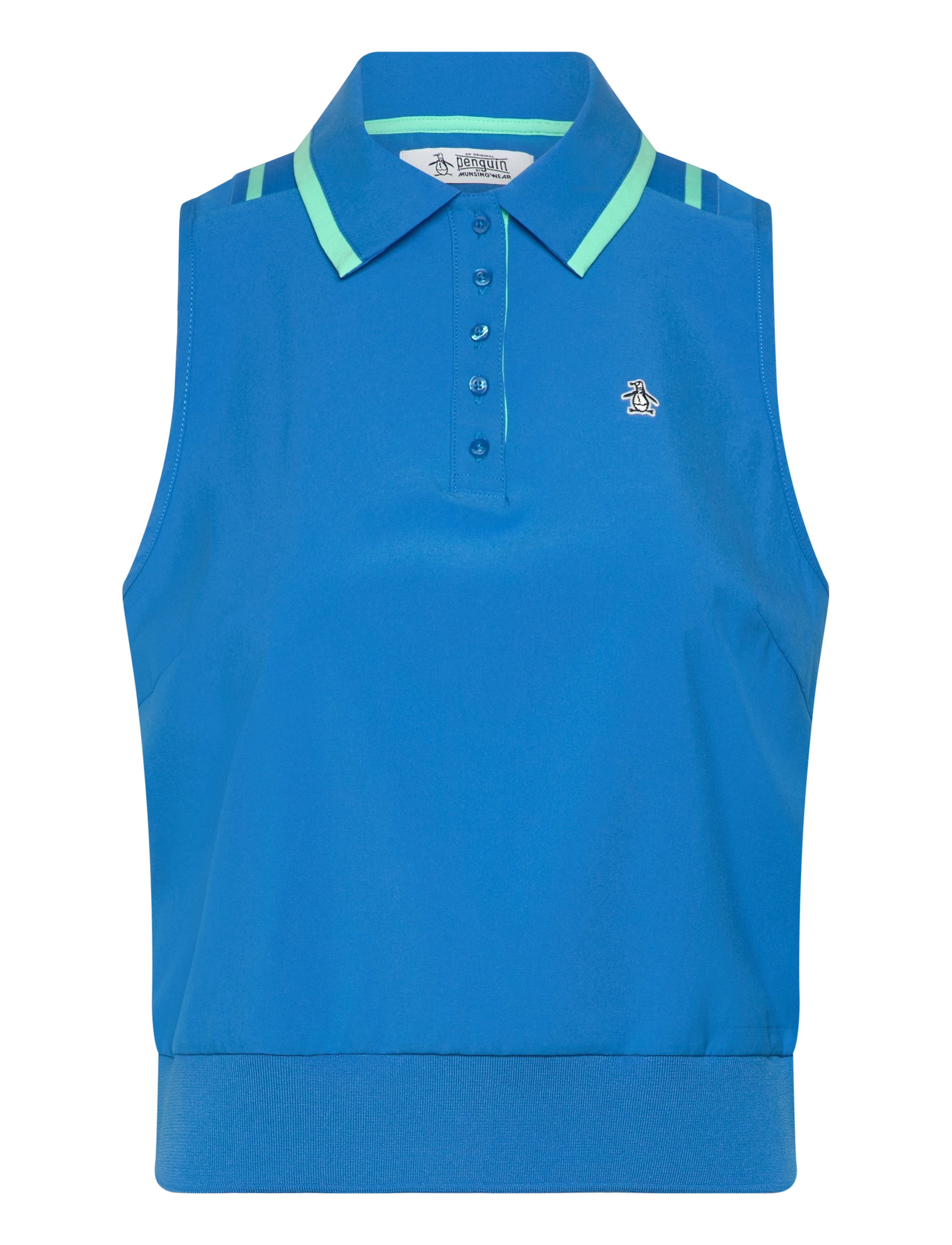 ORIGINAL PENGUIN GOLF Sl Woven Waist Length Polo Blau - XL - Damen
