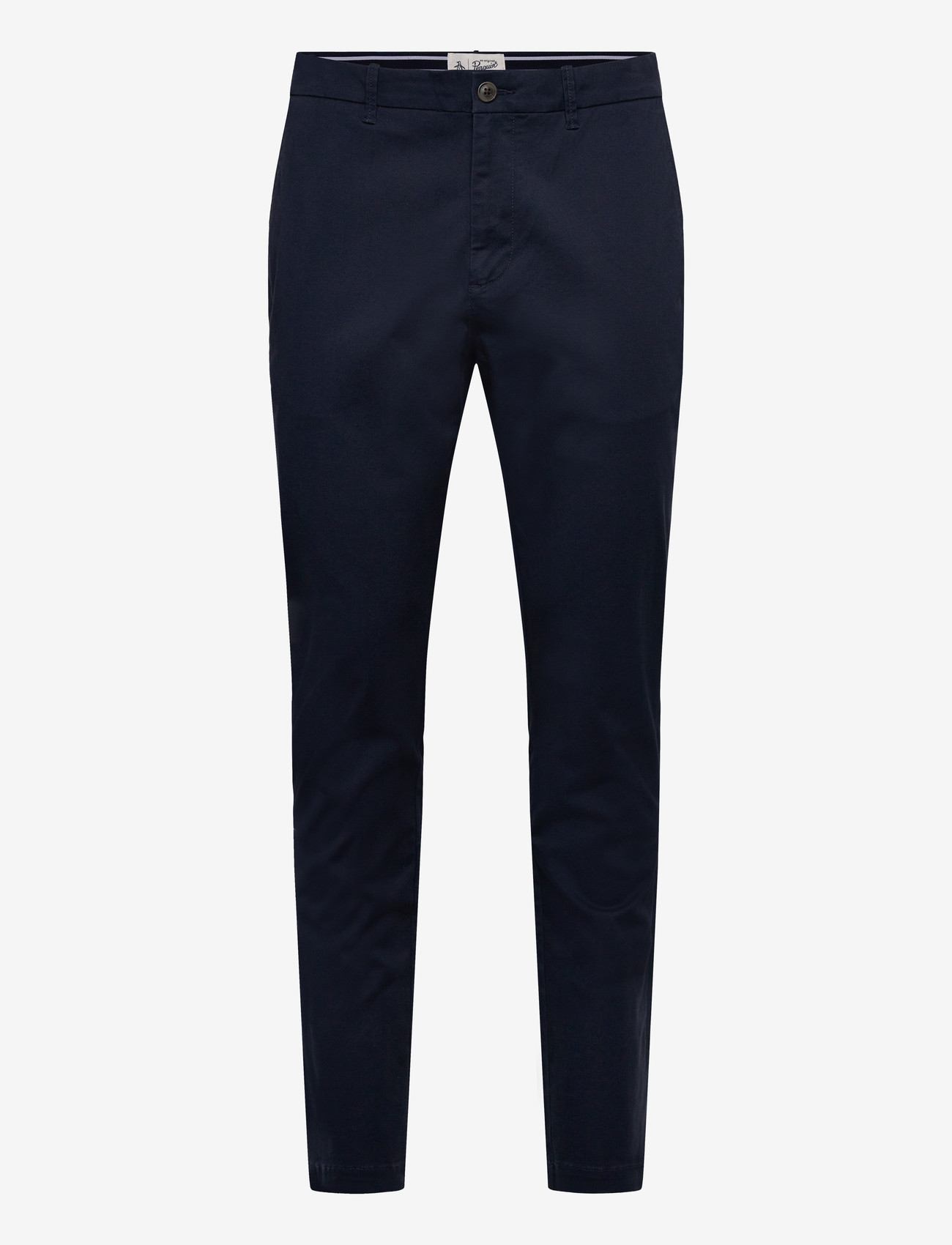 Original Penguin - BASIC CHINO PANT MADE IN RECYCLED COTTON - rennot housut - dark sapphire - 0