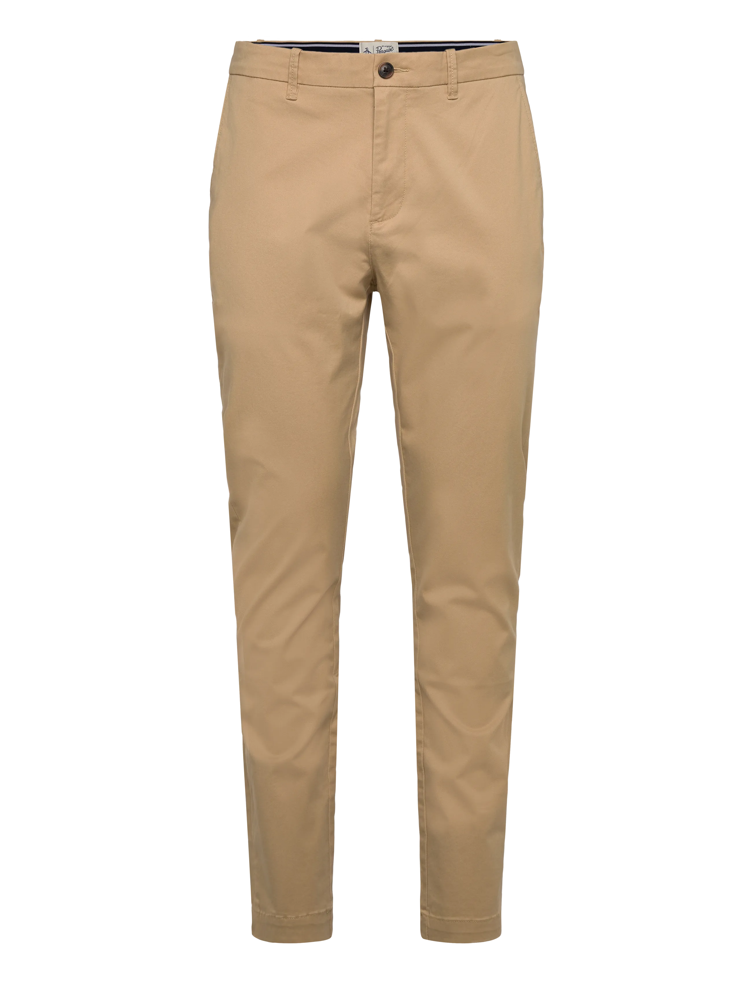 Original Penguin BASIC CHINO PANT MADE IN RECYCLED COTTON - Riided - TRAVERTINE / beige