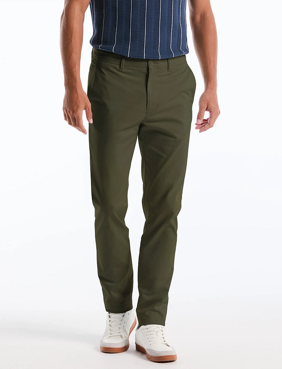 Original Penguin - CTTN TNCL CORE CHINO - chino-püksid - dusty olive - 0