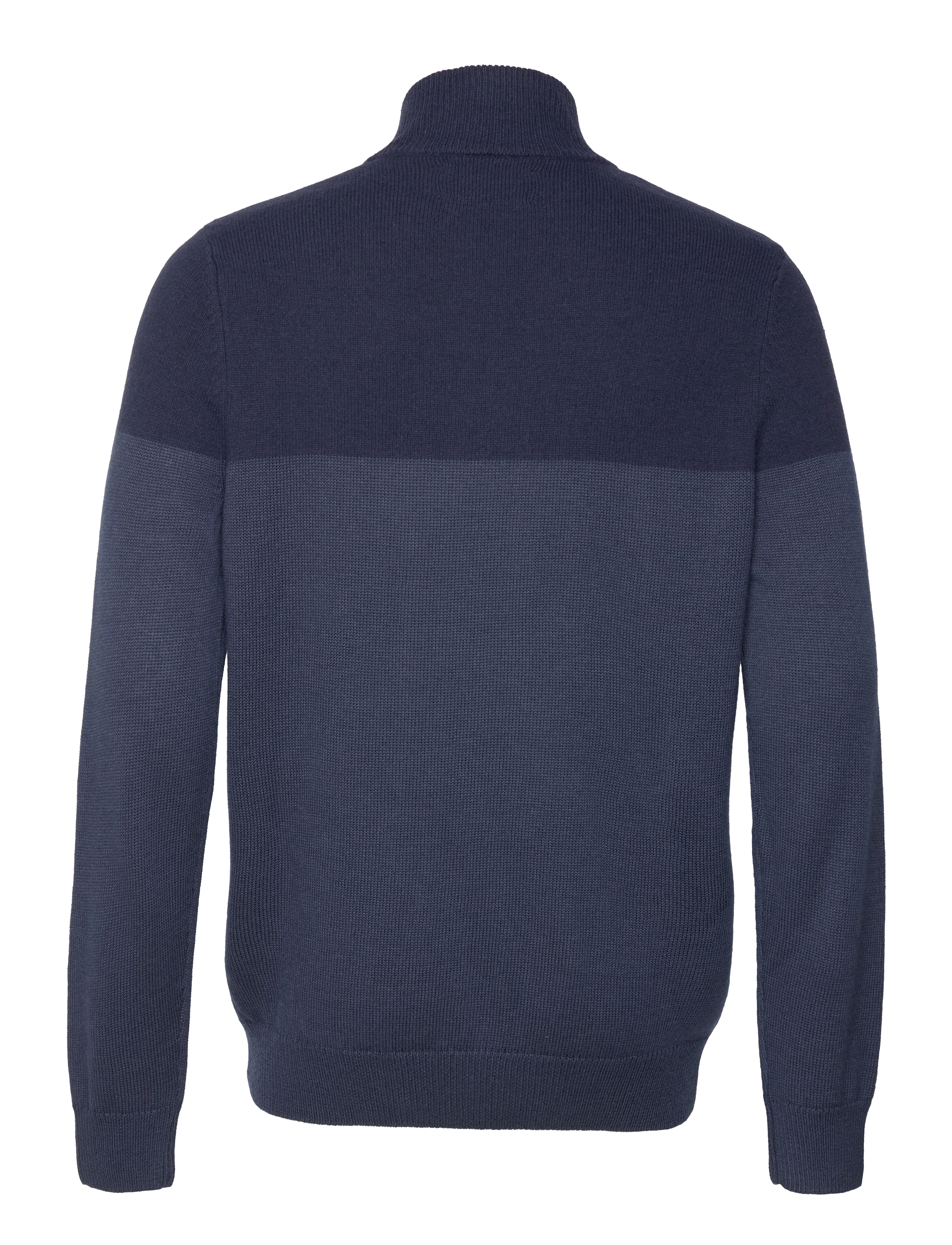Original Penguin - SWT 1/4 ZP WOOL BLEN - dark sapphire - 1
