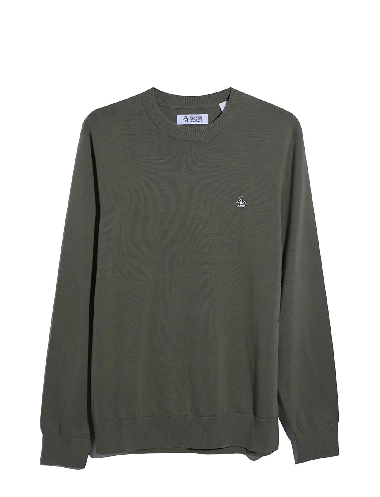 Original Penguin 14GG CTTN JRSY CRWNC - Til ham - DUSTY OLIVE / khaki/green