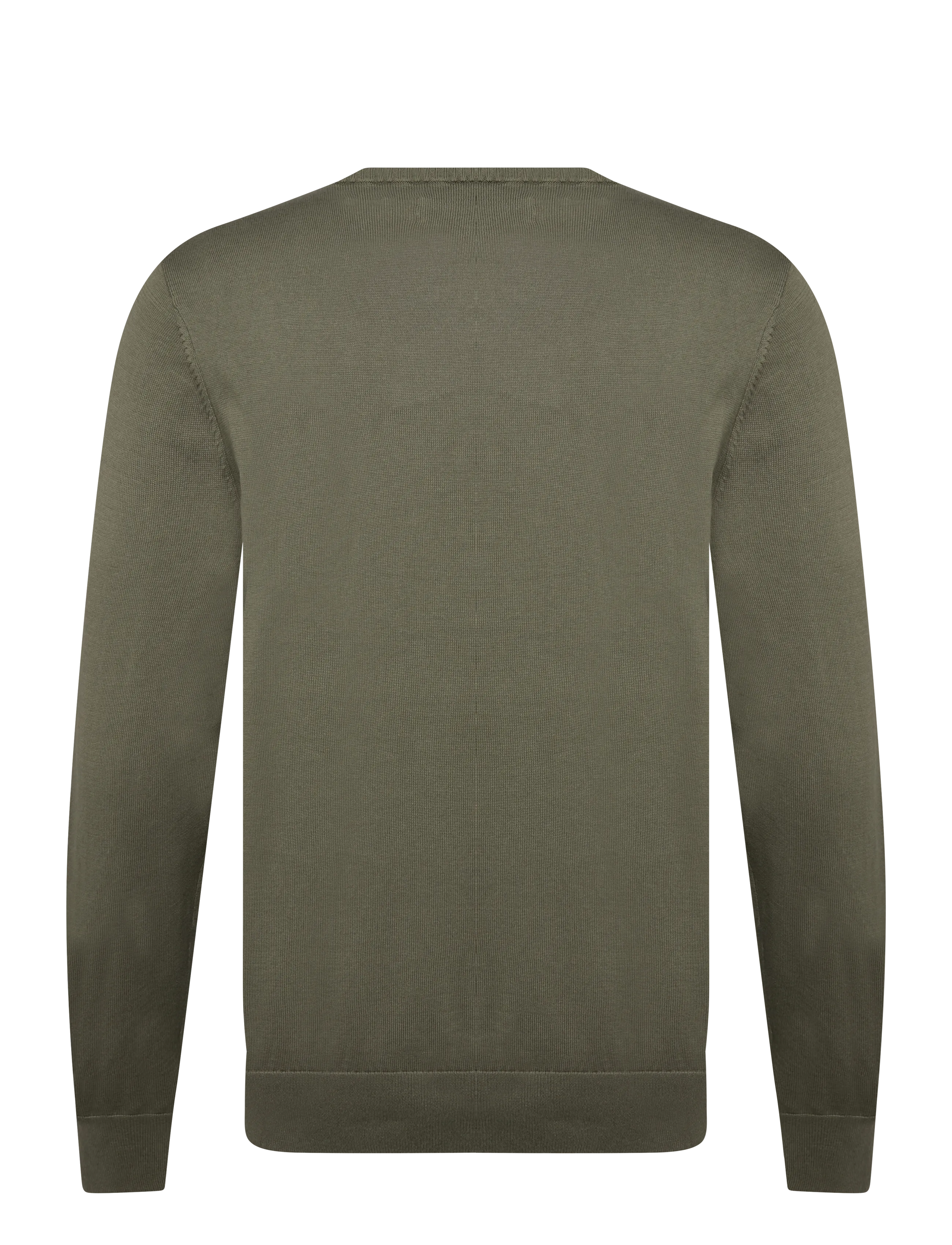 Original Penguin - 14GG CTTN JRSY CRWNC - rundhals - dusty olive - 2