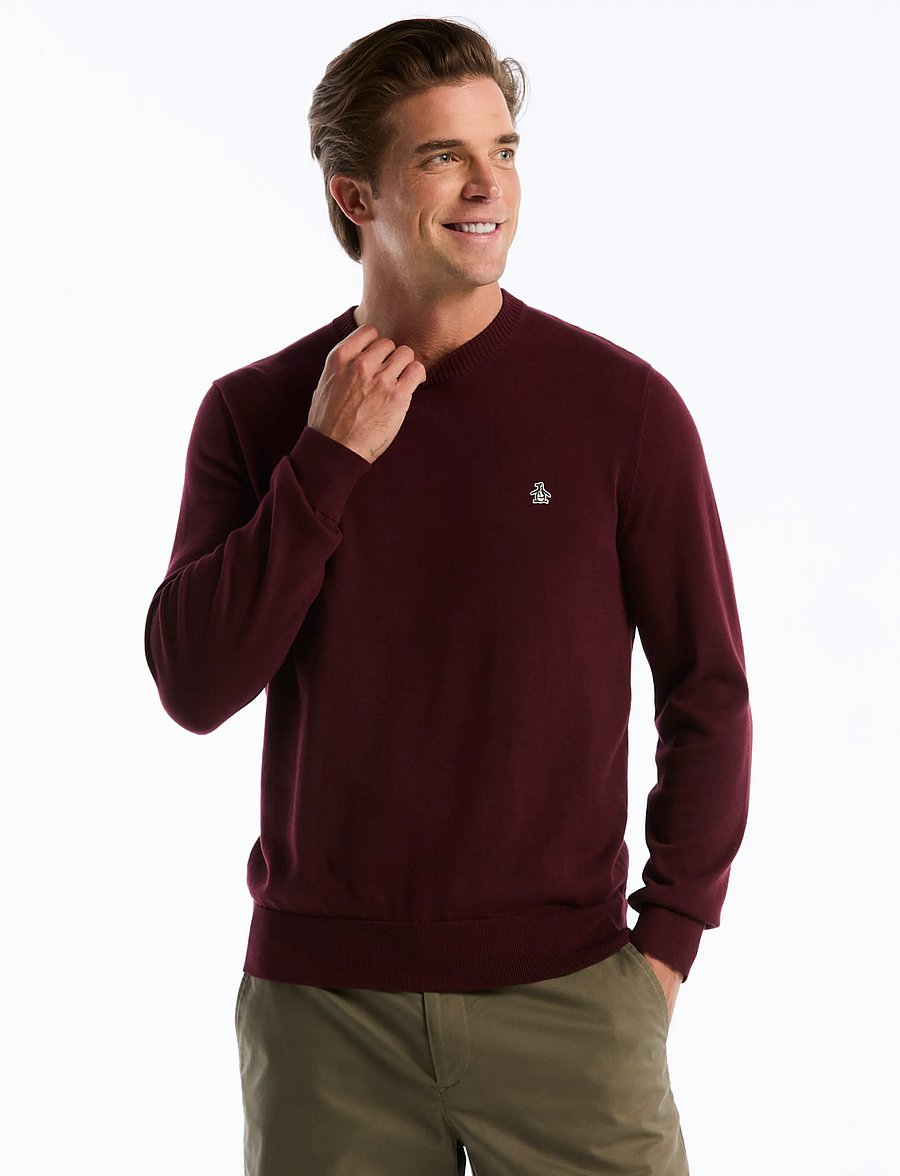 Original Penguin - 14GG CTTN JRSY CRWNC - rundhalsad - port royale - 0