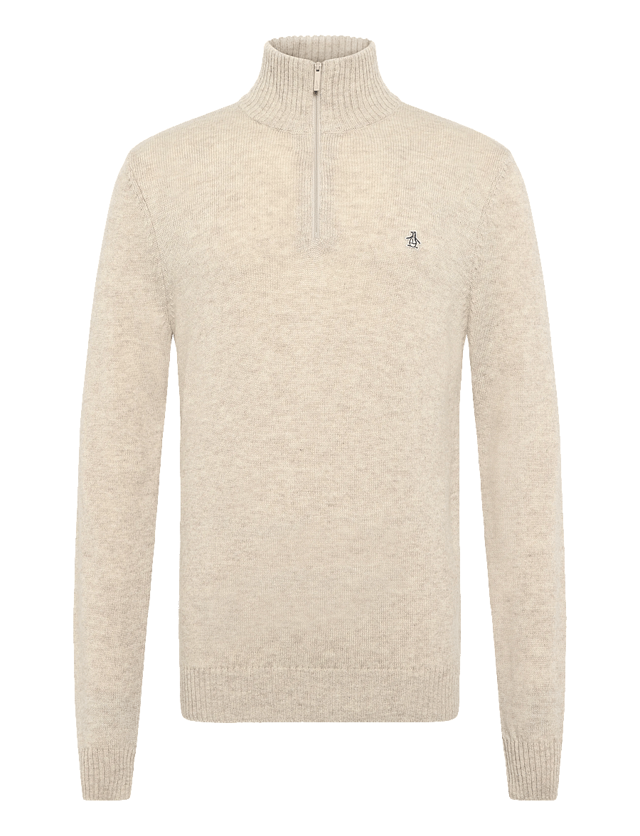 Original Penguin - 7GG LAMBSWOOL 1/4 ZI - half zip-tröjor - birch - 0