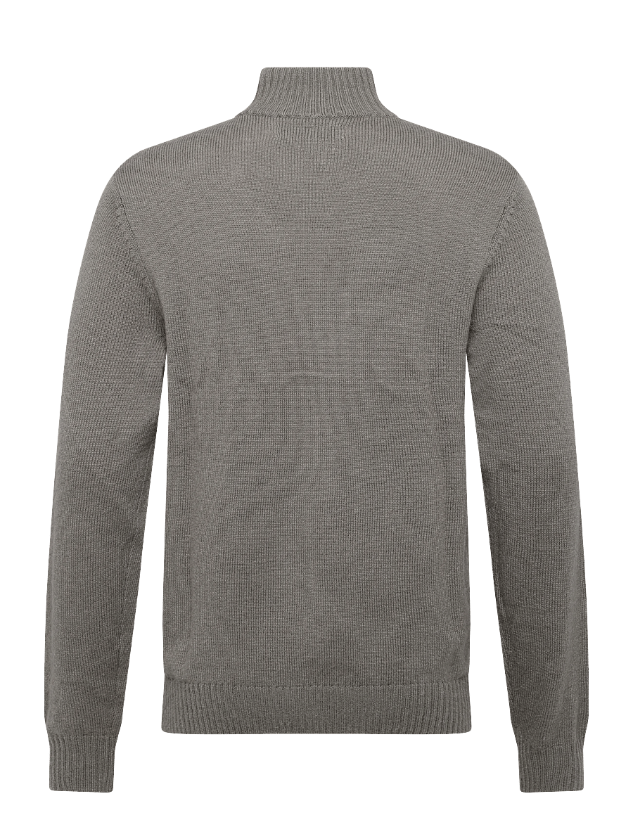 Original Penguin - 7GG LAMBSWOOL 1/4 ZI - pullover mit halbem reißverschluss - dusty olive - 2