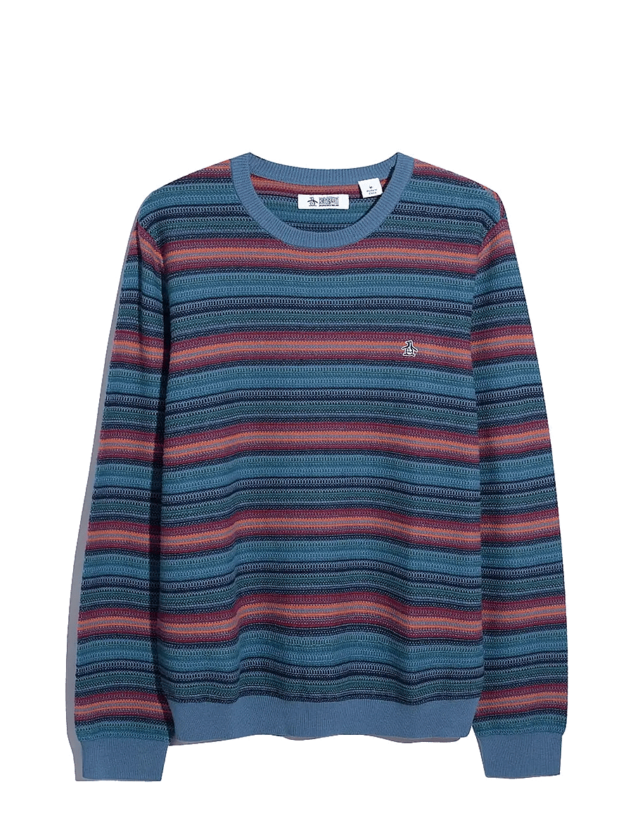 Original Penguin - 12GG CTN BLND DERGRA - rundhals - copen blue - 1