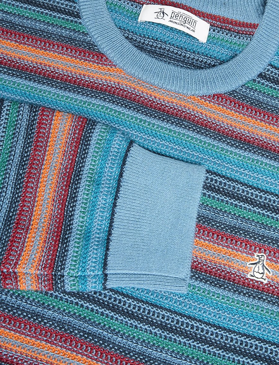 Original Penguin - 12GG CTN BLND DERGRA - rundhals - copen blue - 3