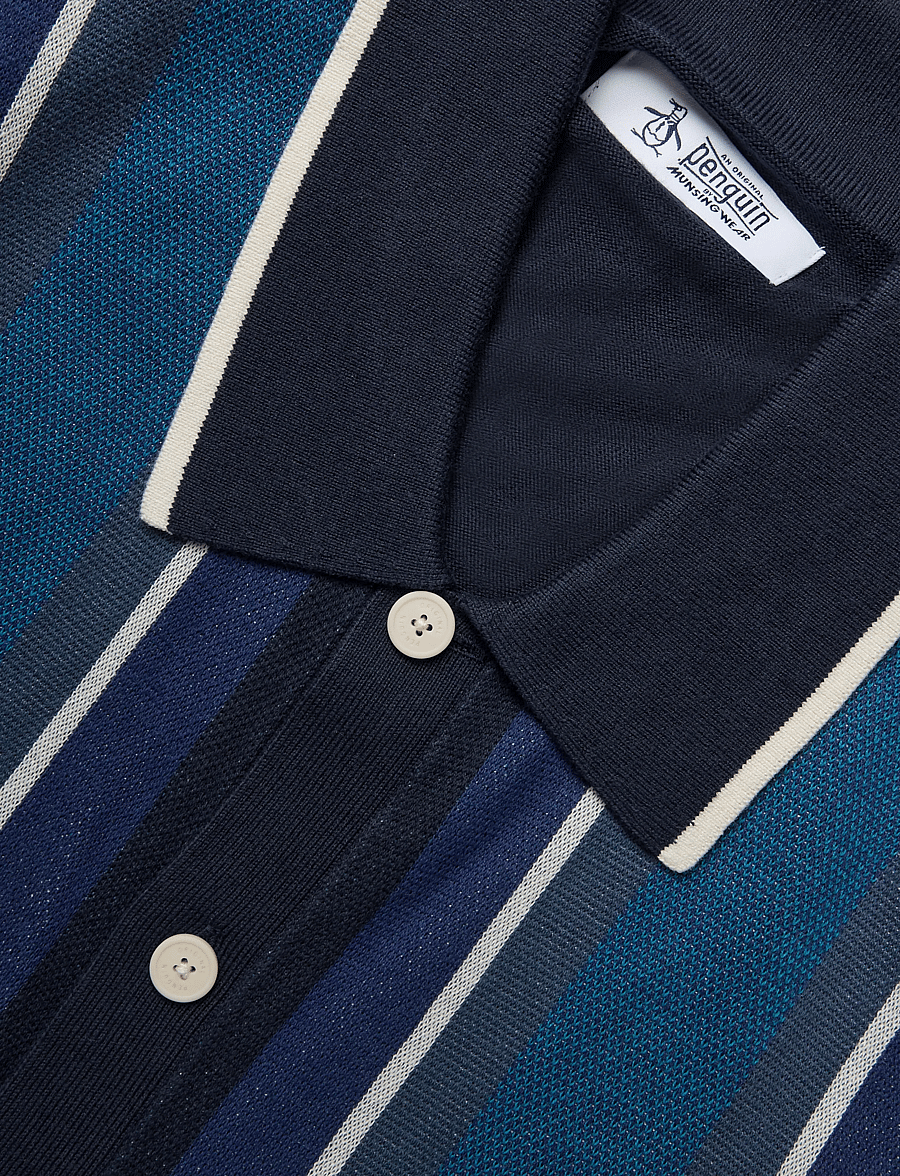 Original Penguin - 14GG CTTN BLND JQRD - stickade pikéer - dark sapphire - 3