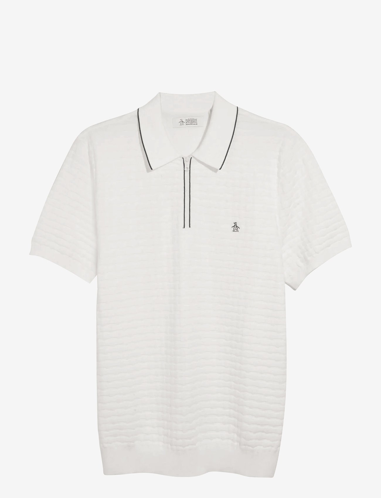 Original Penguin - 14GG CTTN LINKS STIT - polostrik - bright white - 1