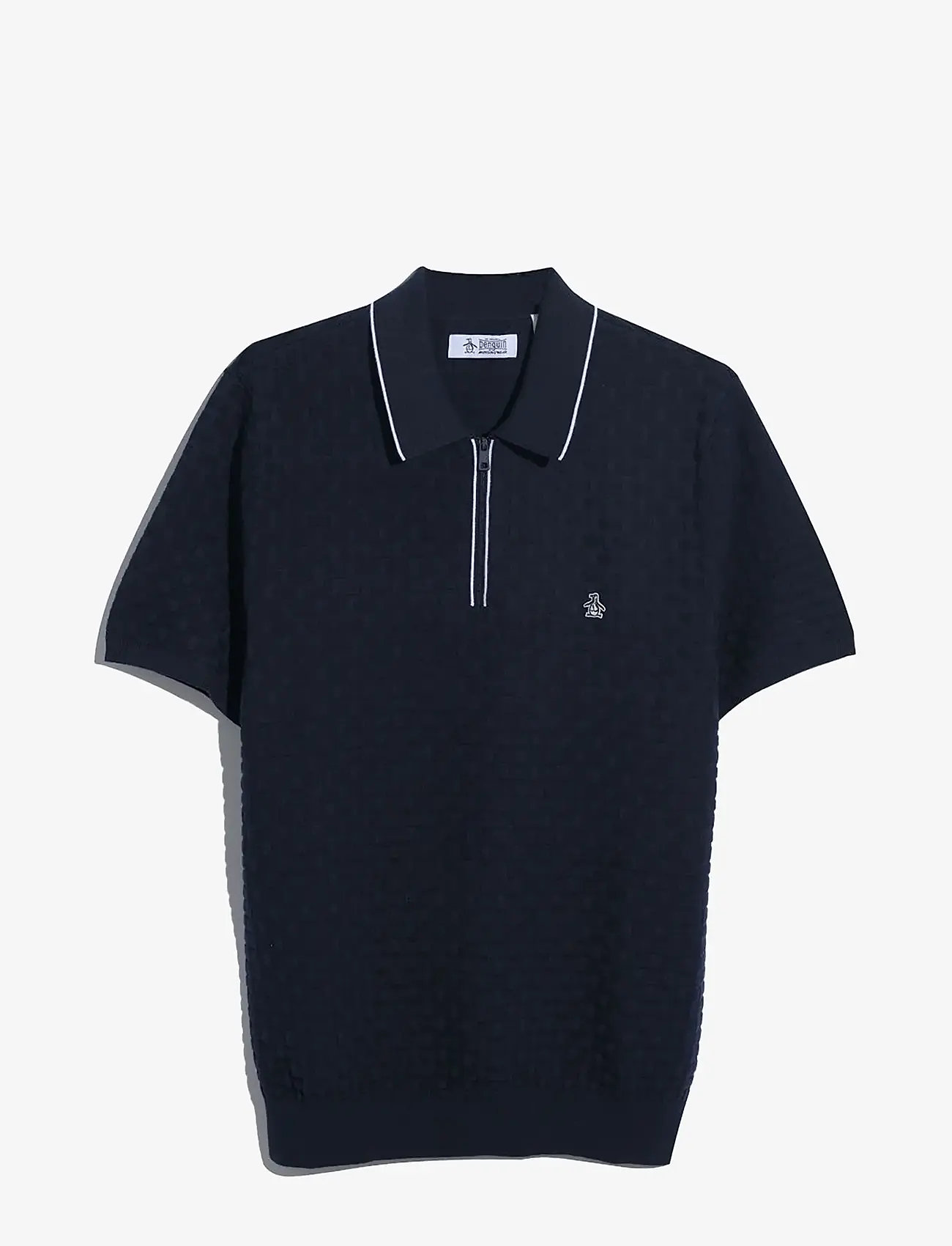 Original Penguin - 14GG CTTN LINKS STIT - polostrik - dark sapphire - 1