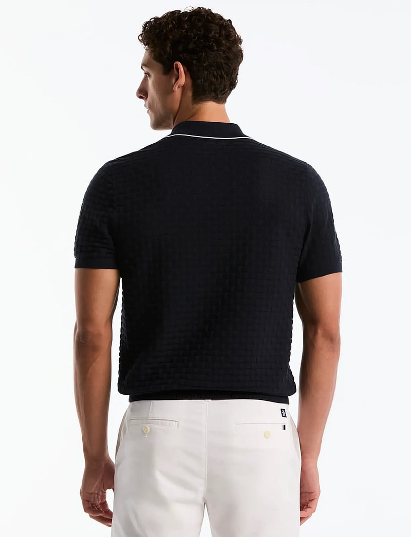 Original Penguin - 14GG CTTN LINKS STIT - polostrik - dark sapphire - 2
