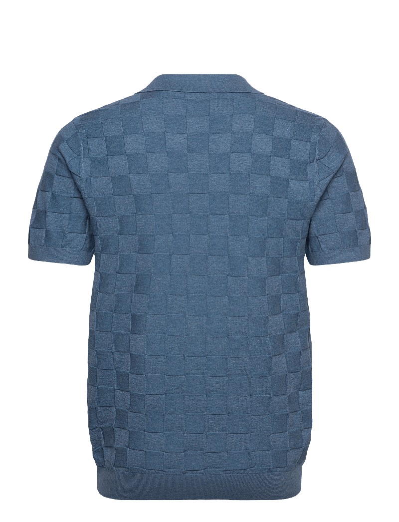 Original Penguin - CTTN JQRD SWTR POLO - kortærmede poloer - copen blue - 1