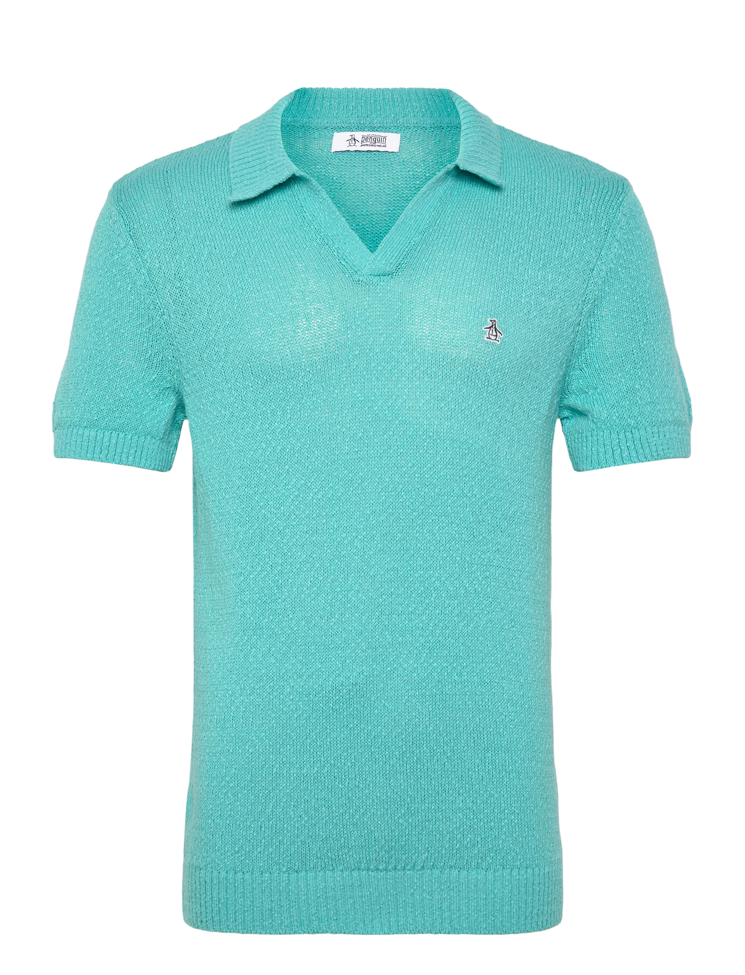 Original Penguin 5GG SLUB JRSY JOHNNY - Neulotut poolot - AQUARELLE / blue