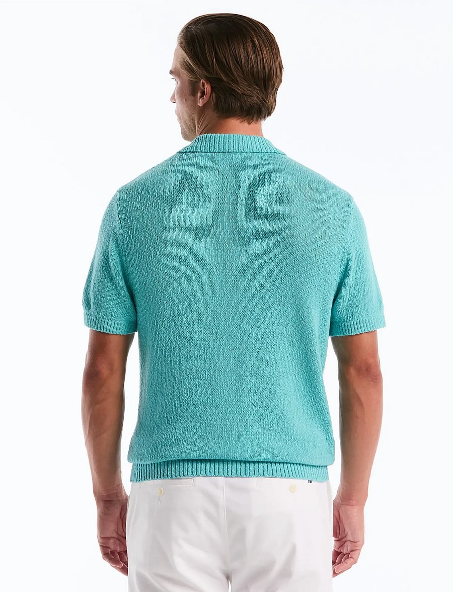 Original Penguin - 5GG SLUB JRSY JOHNNY - knitted polos - aquarelle - 3