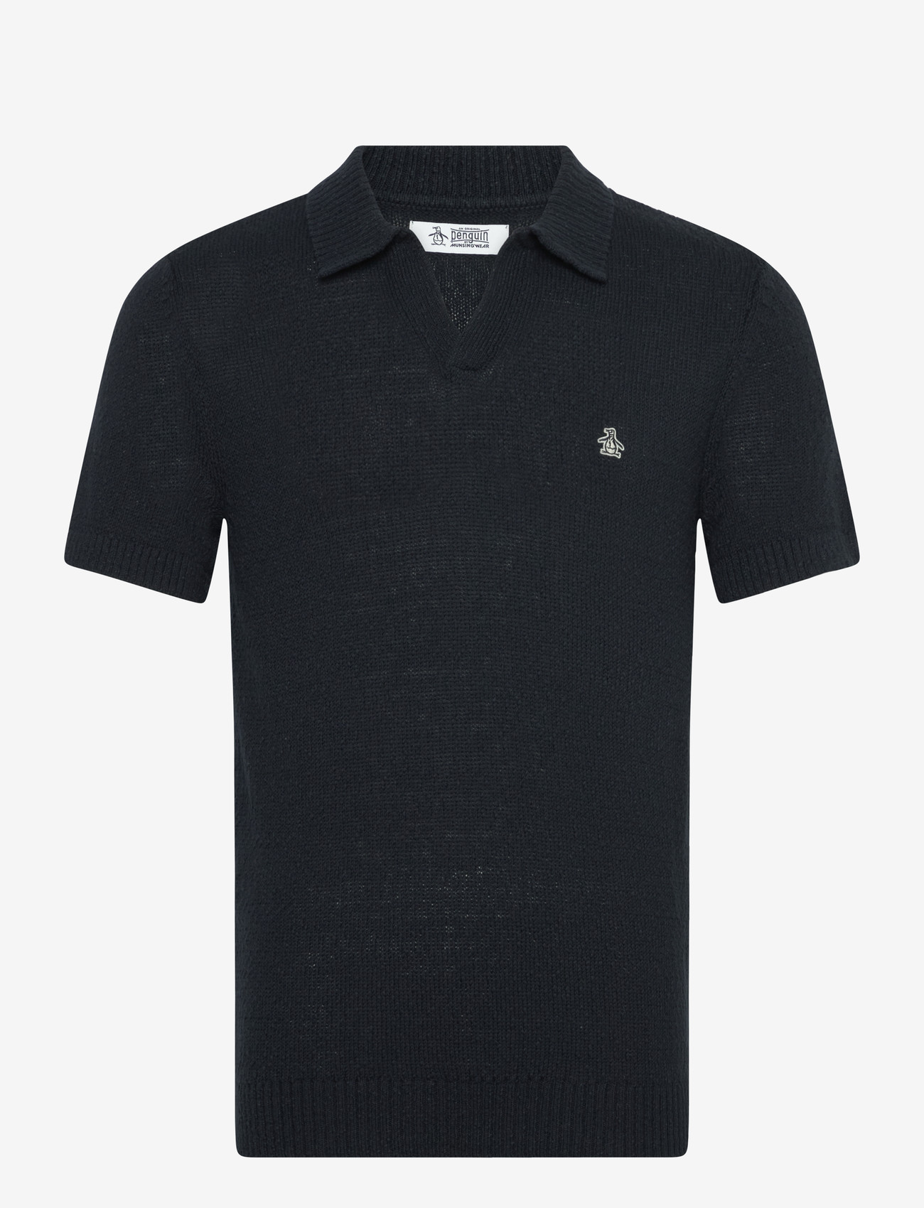 Original Penguin - 5GG SLUB JRSY JOHNNY - polostrik - dark sapphire - 1