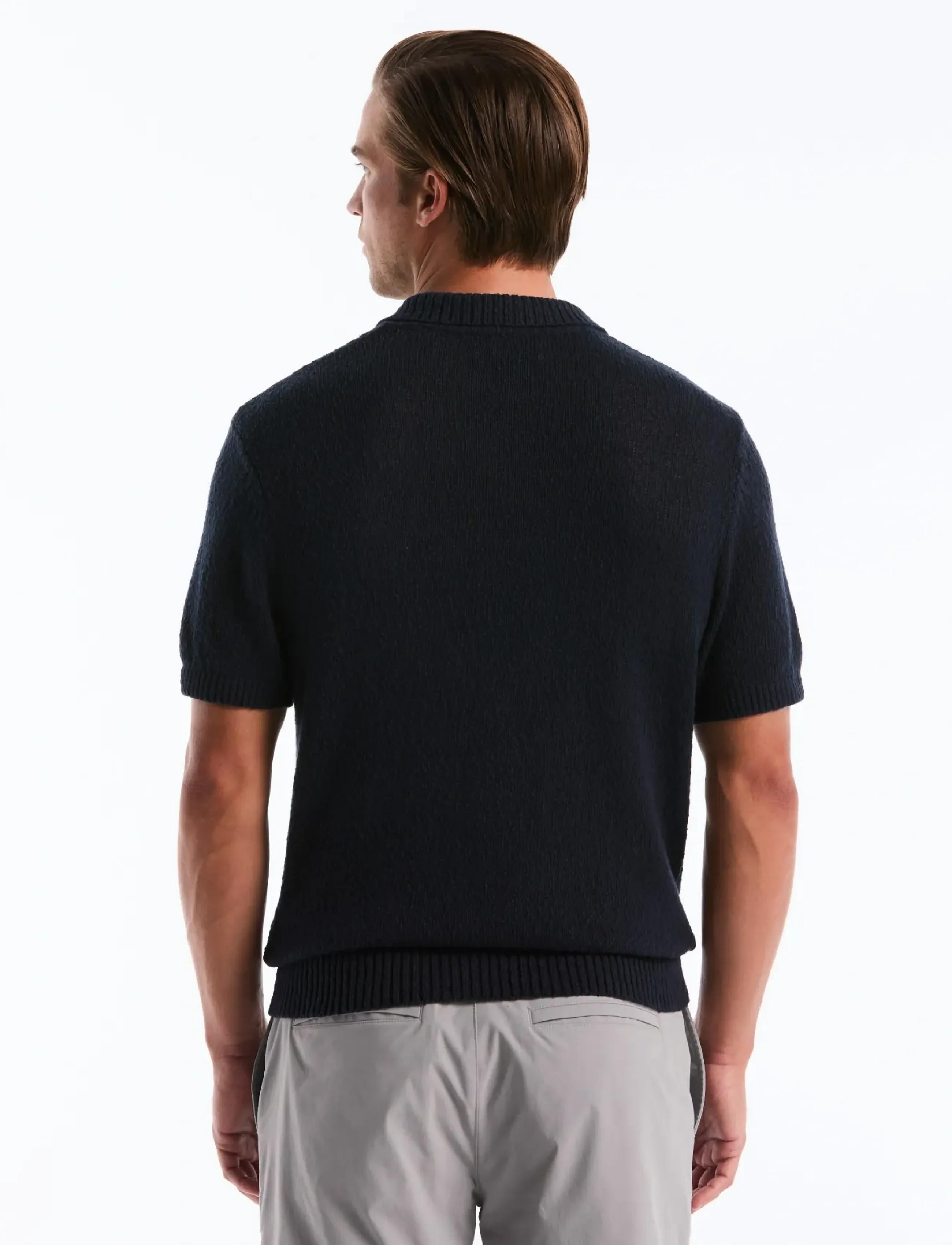 Original Penguin - 5GG SLUB JRSY JOHNNY - kootud polosärgid - dark sapphire - 3