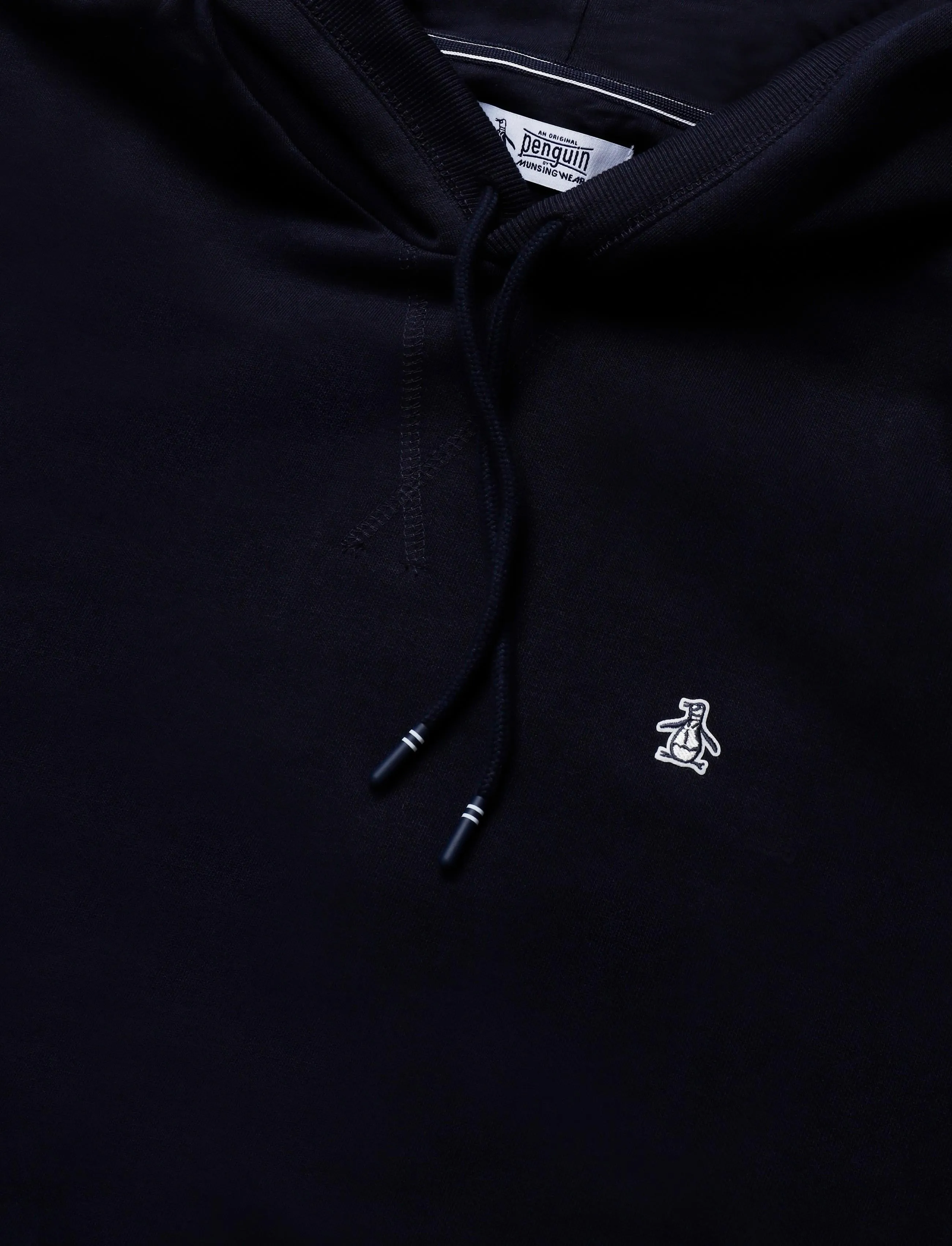 Original Penguin - ORG FLC HOODIE STICK - teddy-pusad - dark sapphire - 3