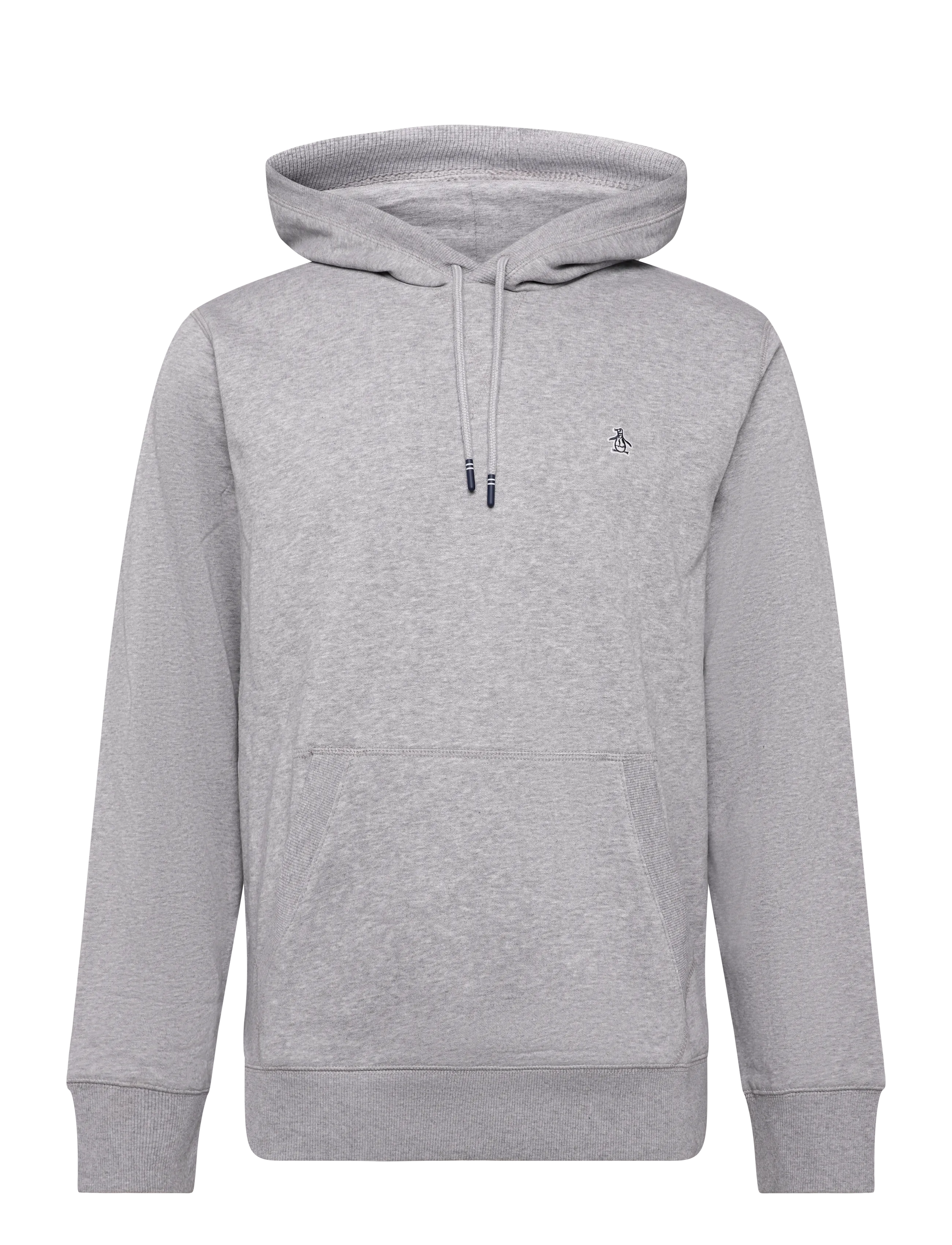 Original Penguin - ORG FLC HOODIE STICK - teddy sweaters - rain heather - 1