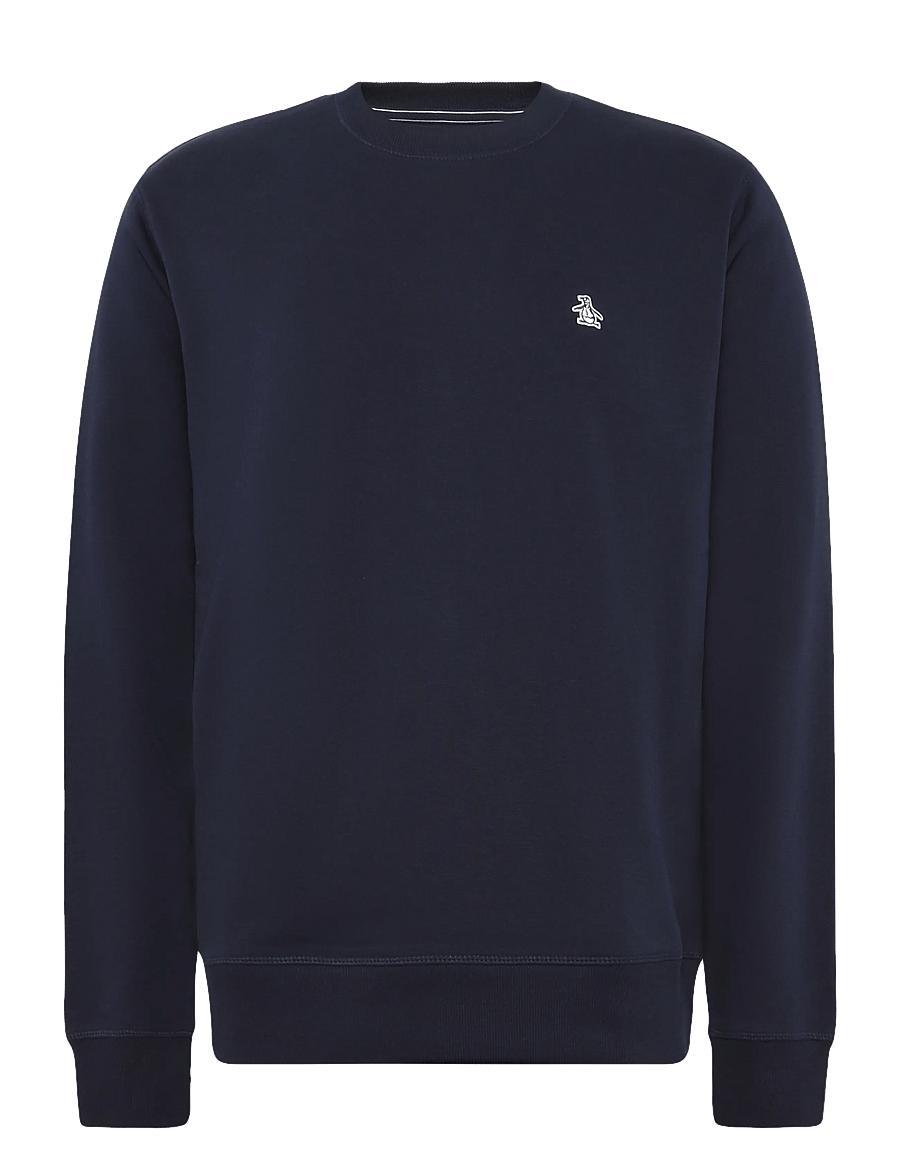 Original Penguin - ORG FLC CREWNECK STI - fleece-pullover - dark sapphire - 1