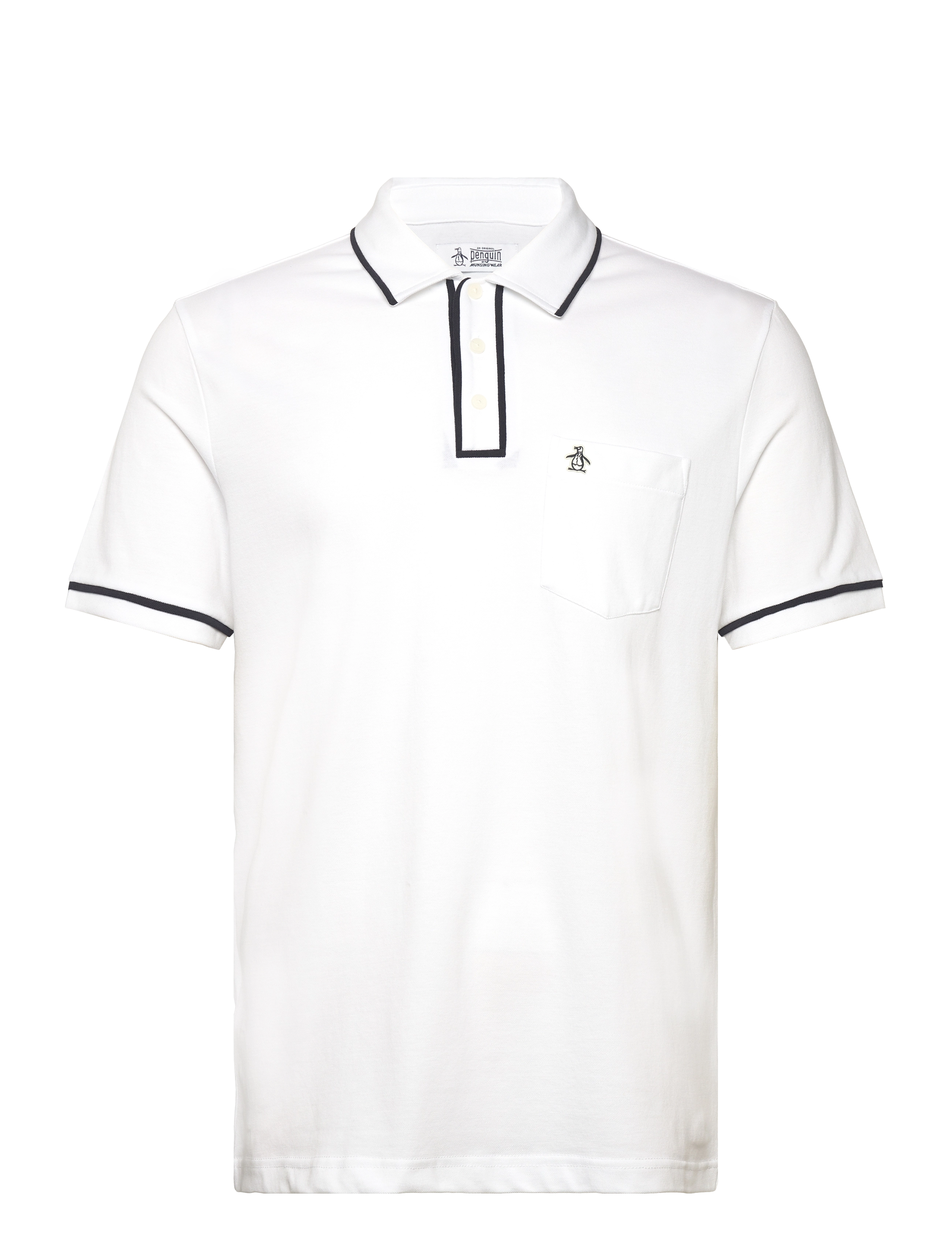 Original Penguin EARL TNCL PIQ STICKE - Pikéer - BRIGHT WHITE / white