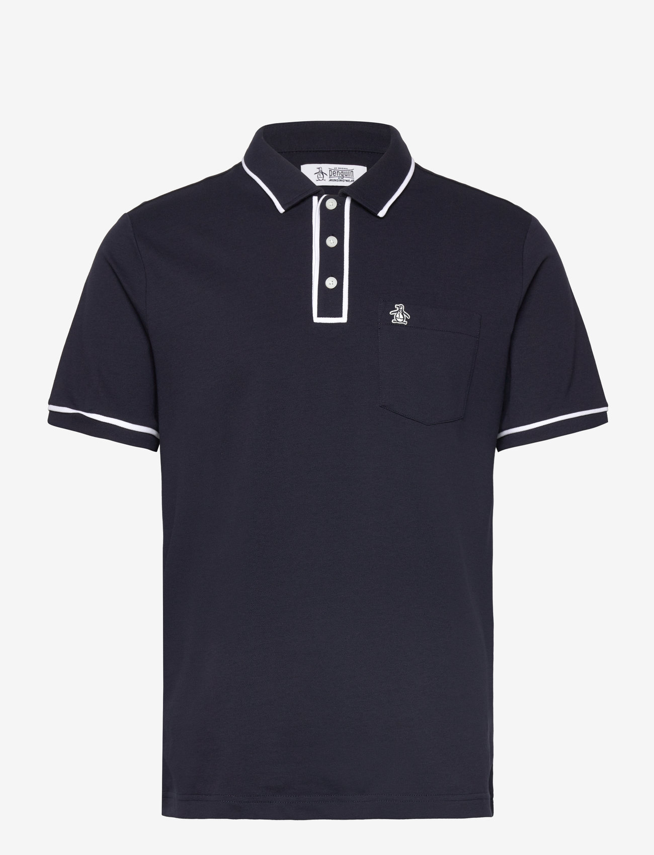 Original Penguin - EARL TNCL PIQ STICKE - kurzärmelig - dark sapphire - 0