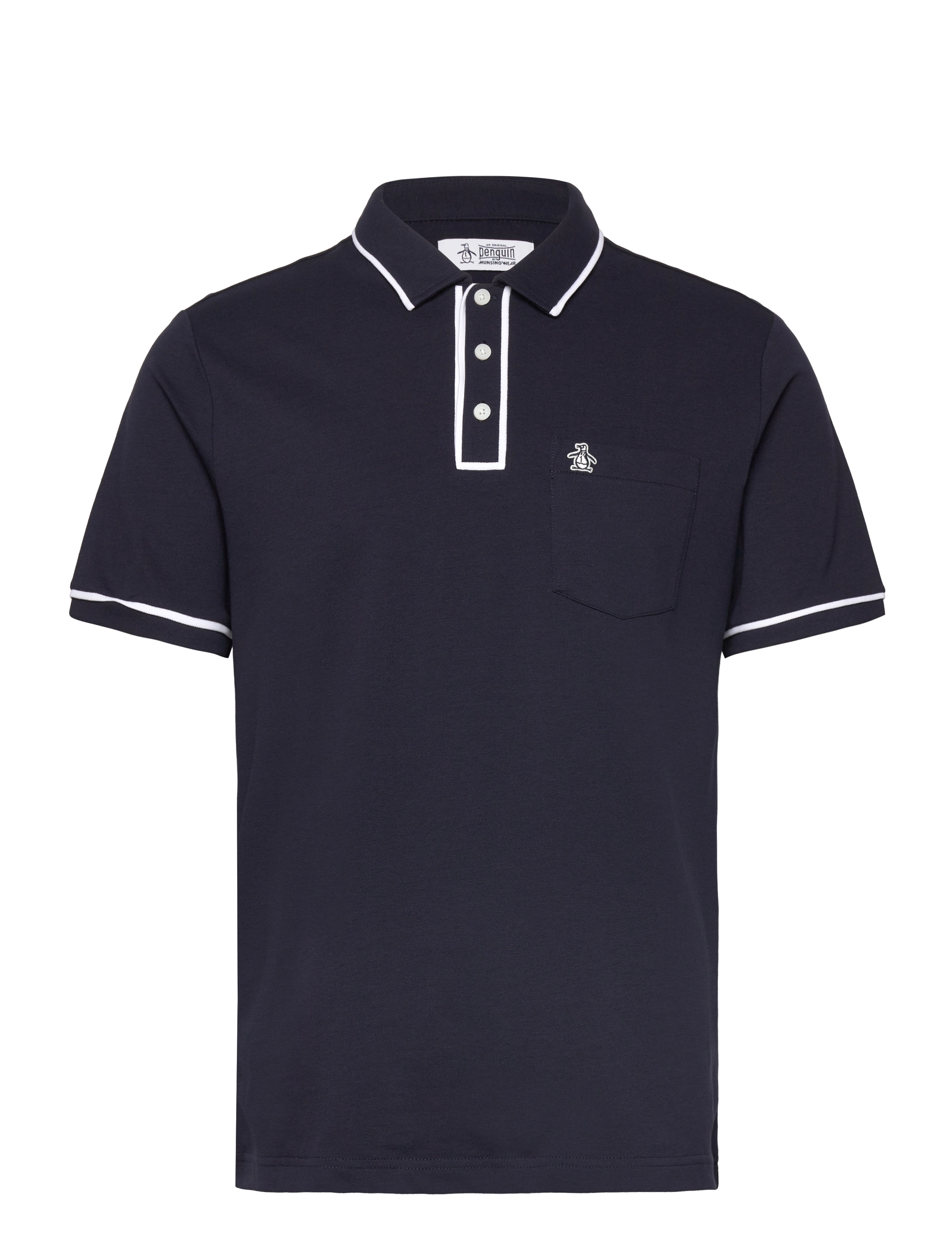 Original Penguin - EARL TNCL PIQ STICKE - stutterma pólóbolir - dark sapphire - 1