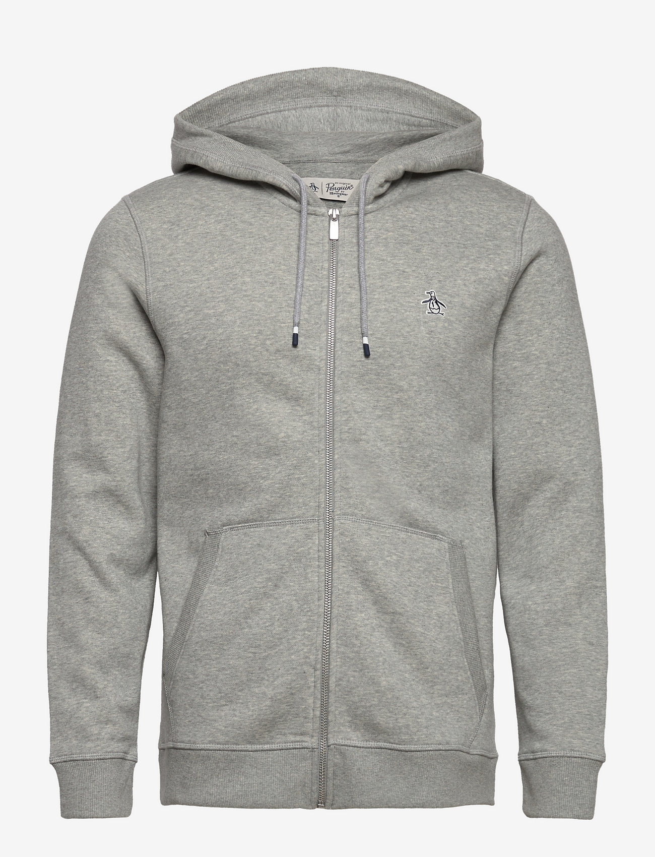 Original Penguin - L/S STICKER PETE FUL - rain heather - 0