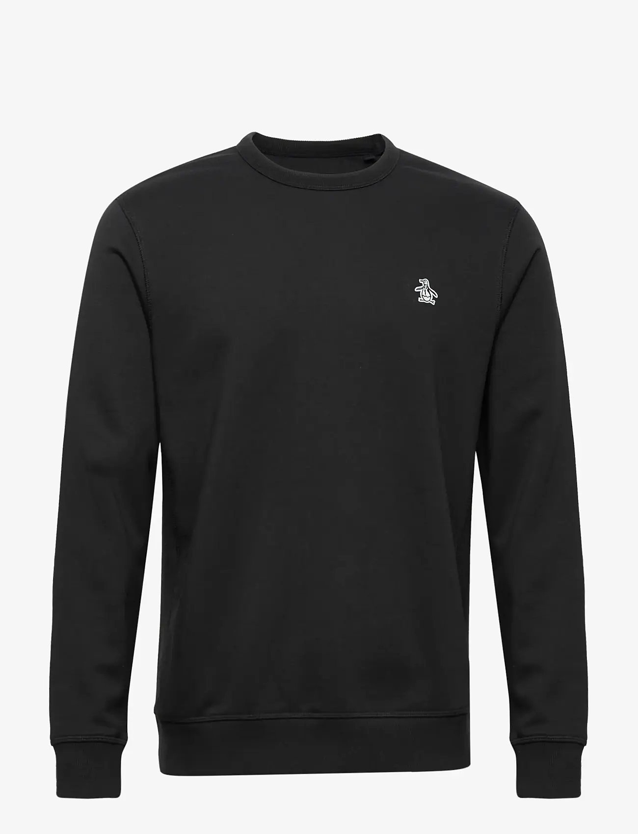 Original Penguin - L/S STICKER PETE FLE - true black - 0
