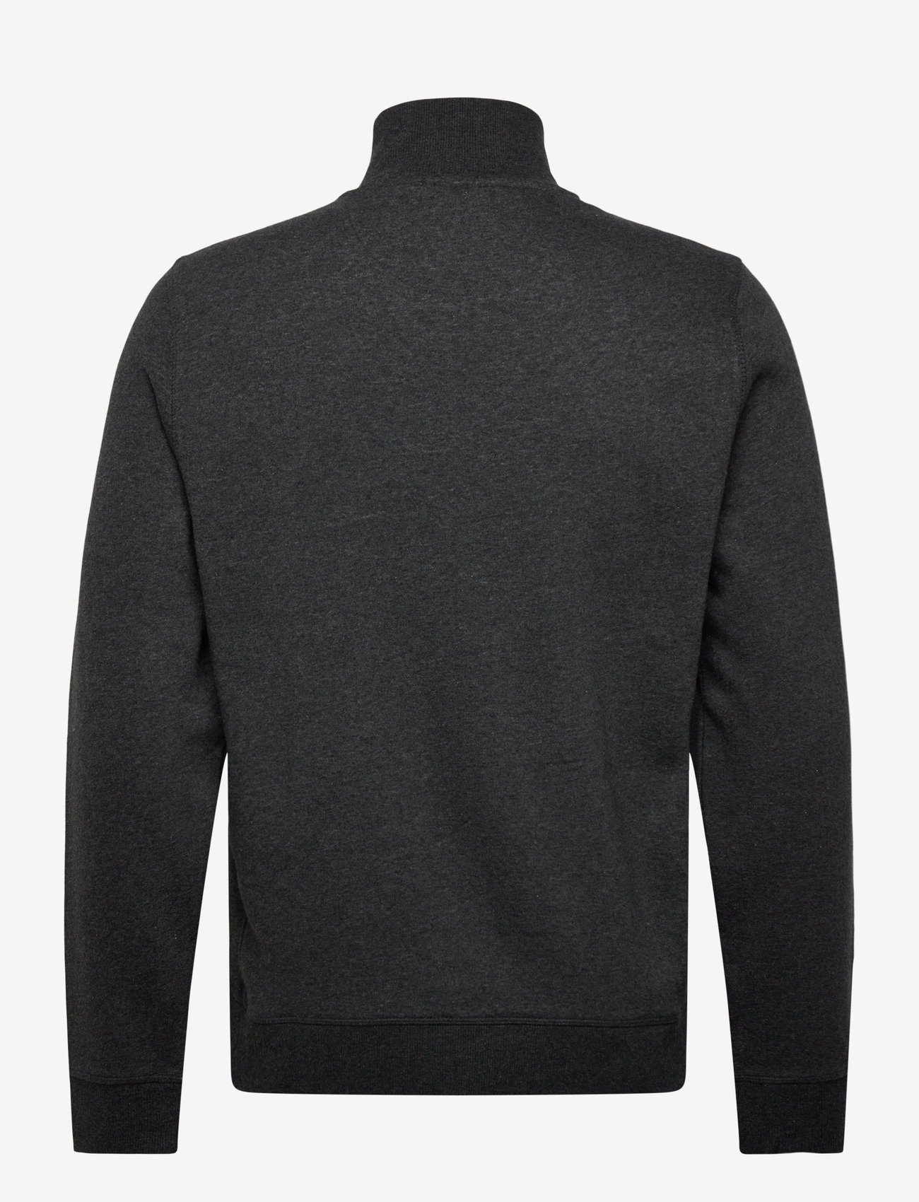 Original Penguin - L/S FLEECE QUARTER Z - fleecetrøjer - dk charcoal heather - 1