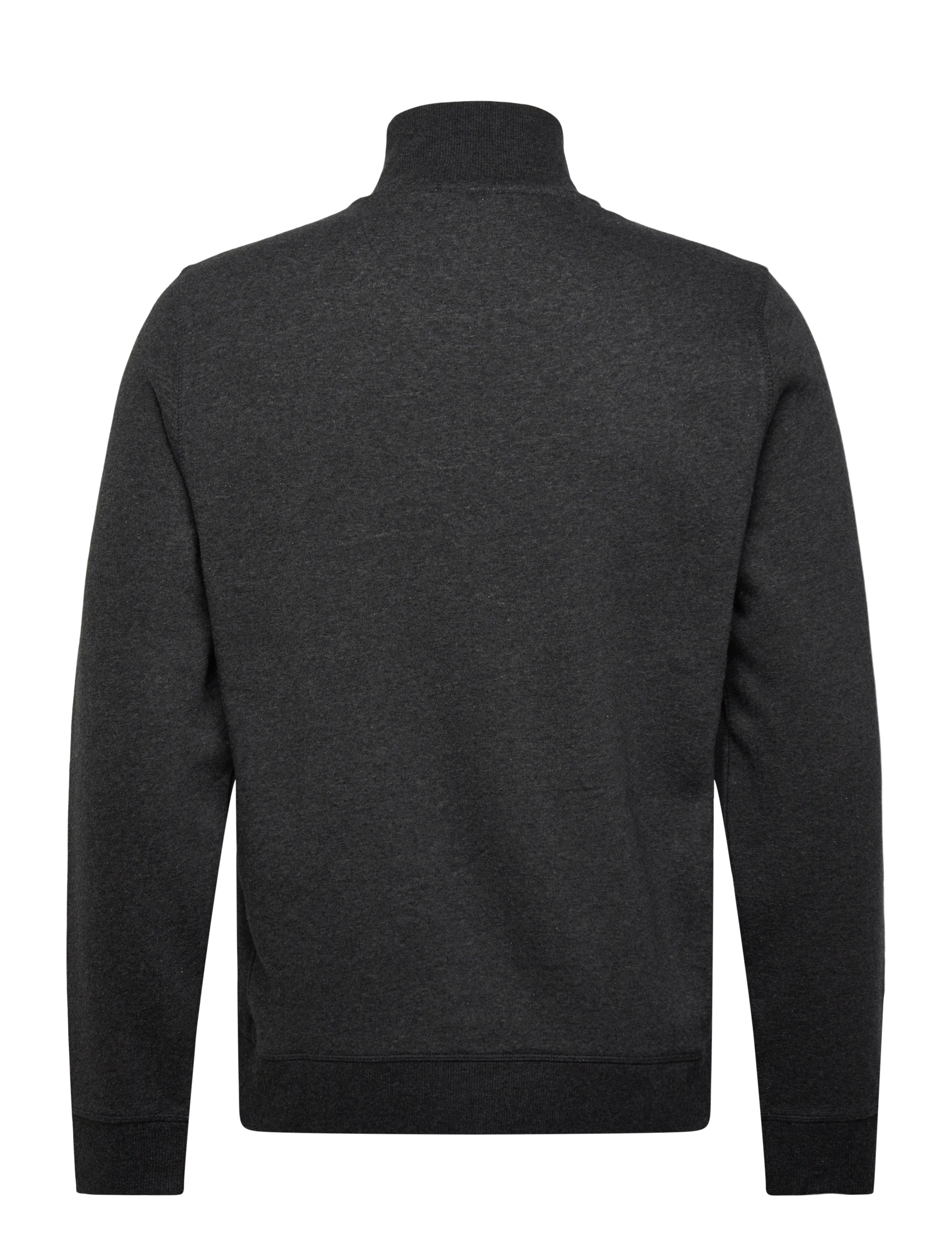 Original Penguin - L/S FLEECE QUARTER Z - fleecetrøjer - dk charcoal heather - 1