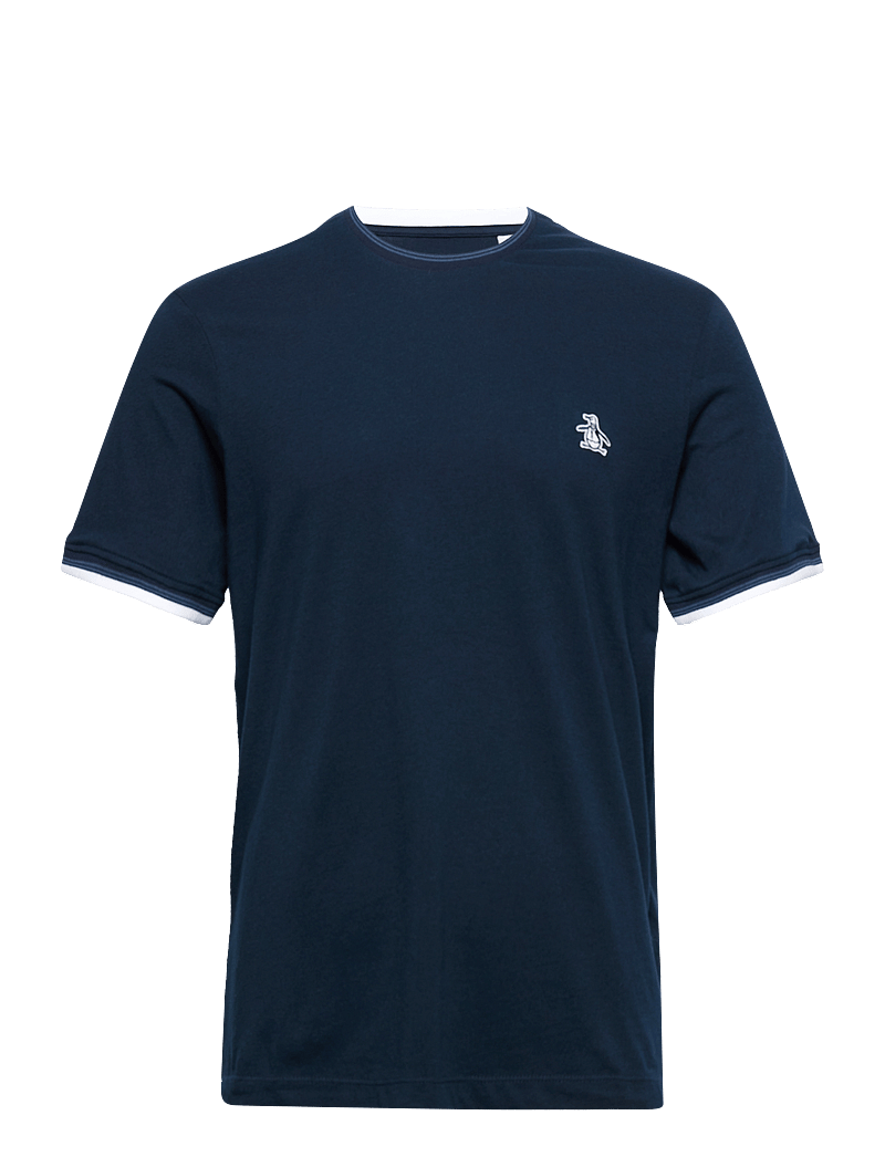 Original Penguin - SS STICKER PETE RING - lühikeste varrukatega t-särgid - dark sapphire - 0