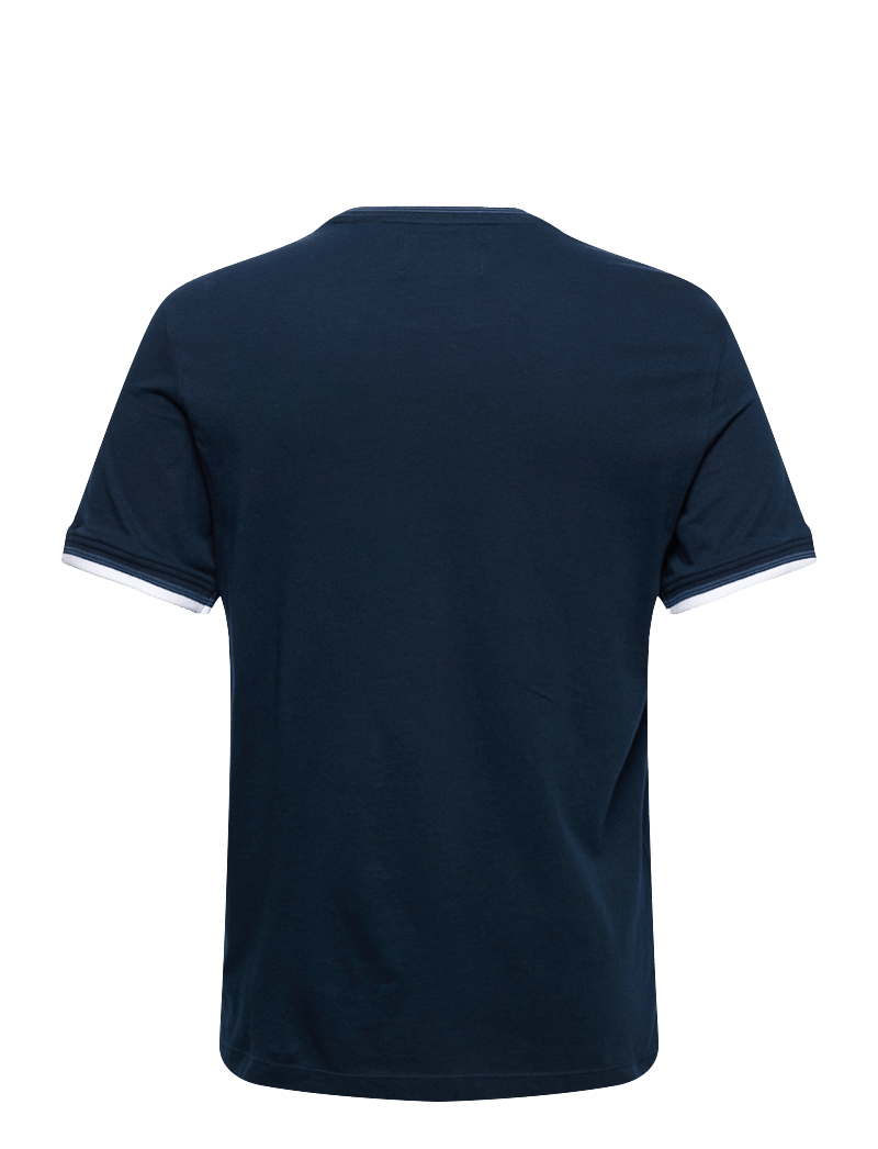 Original Penguin - SS STICKER PETE RING - lühikeste varrukatega t-särgid - dark sapphire - 1