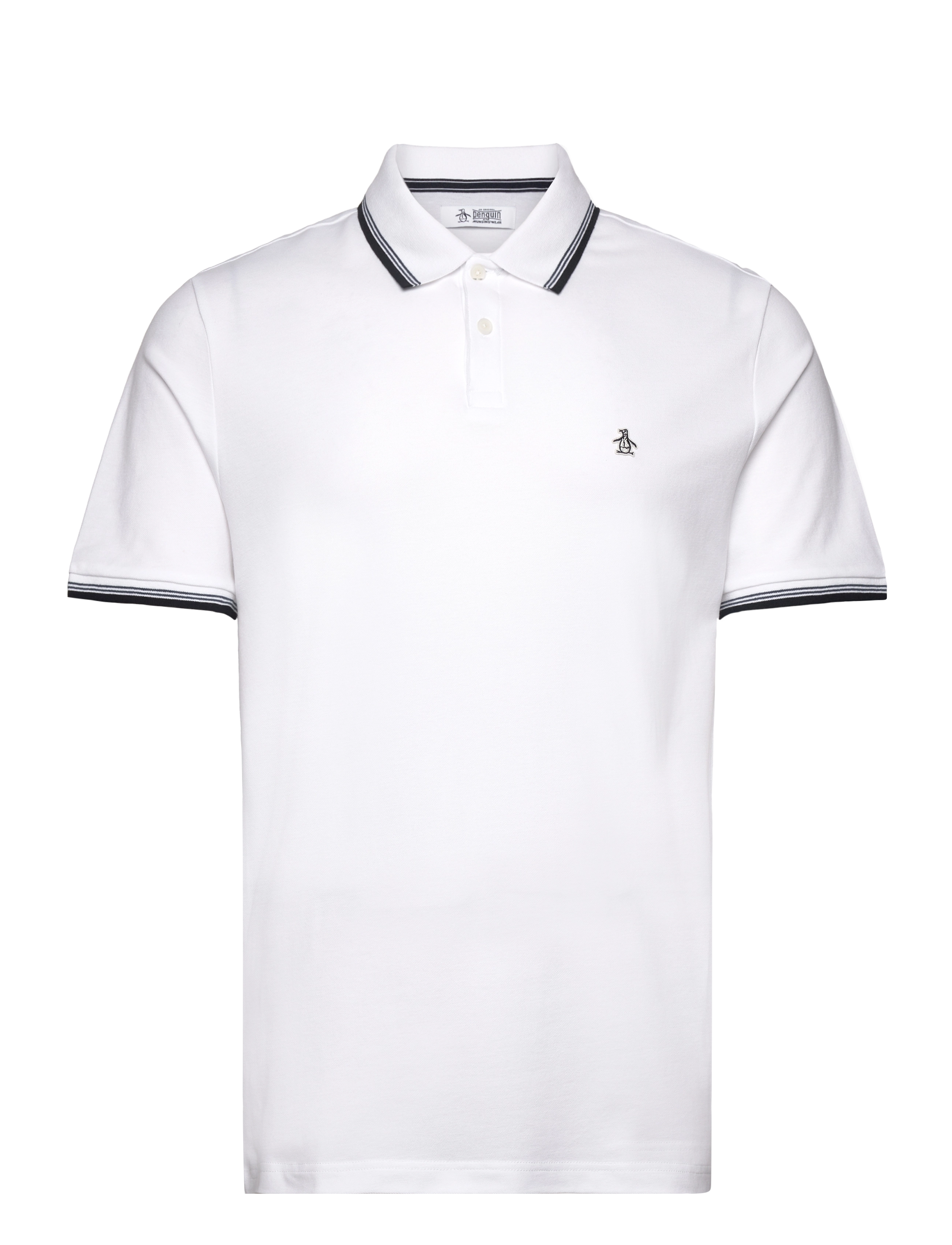 ORIGINAL PENGUIN Tipped Polo Tncl Piq Weiß - L - Herren