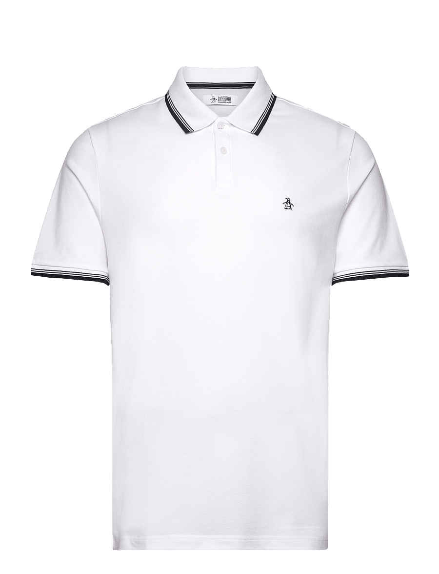 Original Penguin - TIPPED POLO TNCL PIQ - short-sleeved polos - bright white - 1