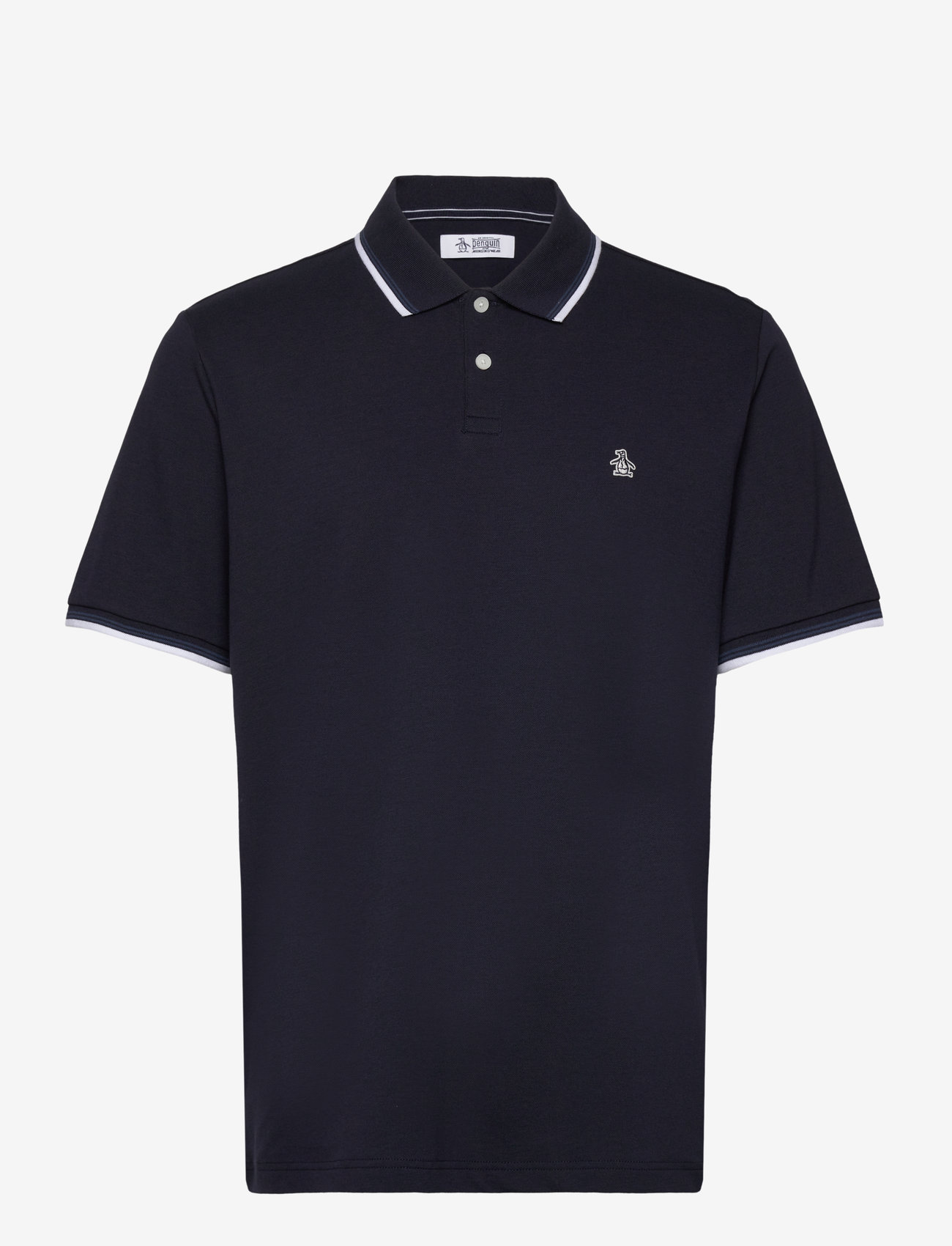 Original Penguin - TIPPED POLO TNCL PIQ - kurzärmelig - dark sapphire - 0