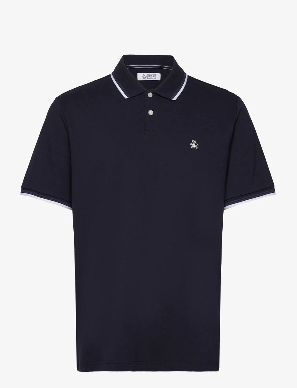 Original Penguin - TIPPED POLO TNCL PIQ - kurzärmelig - dark sapphire - 0