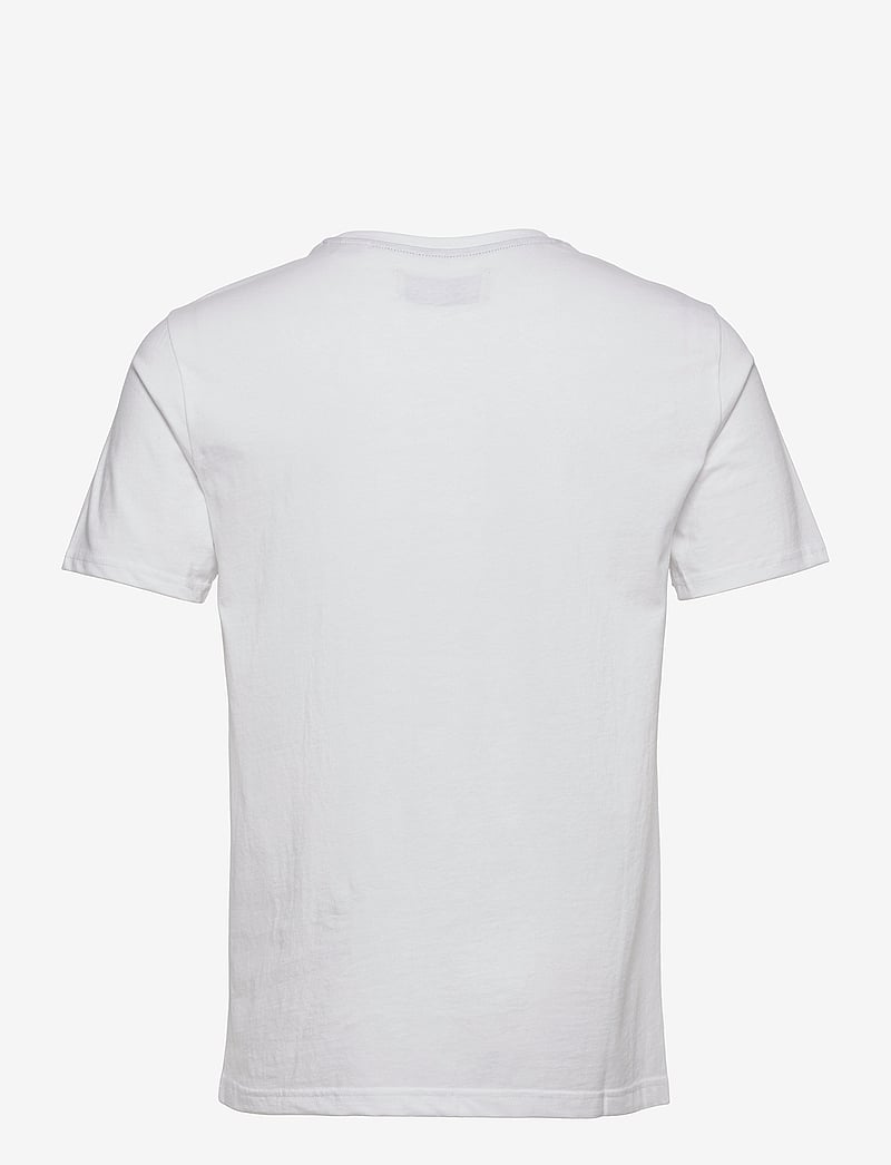 Original Penguin - CONT PIN POINT EMBRO - lyhythihaiset - bright white - 1
