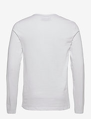 Original Penguin - CONT LS PINPOINT JER - långärmade t-shirts - bright white - 1