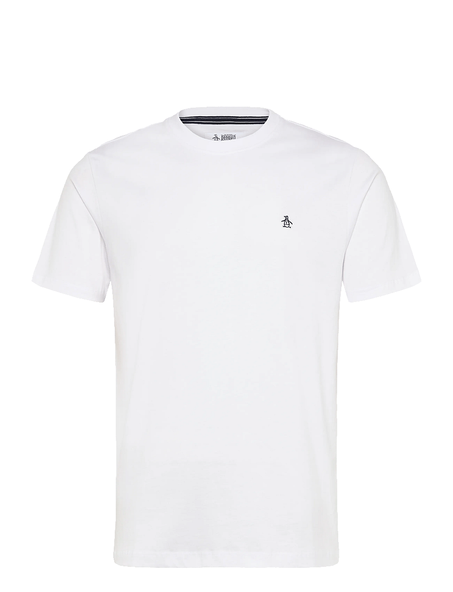 Original Penguin - CONT PIN POINT SML S - lühikeste varrukatega t-särgid - bright white - 1