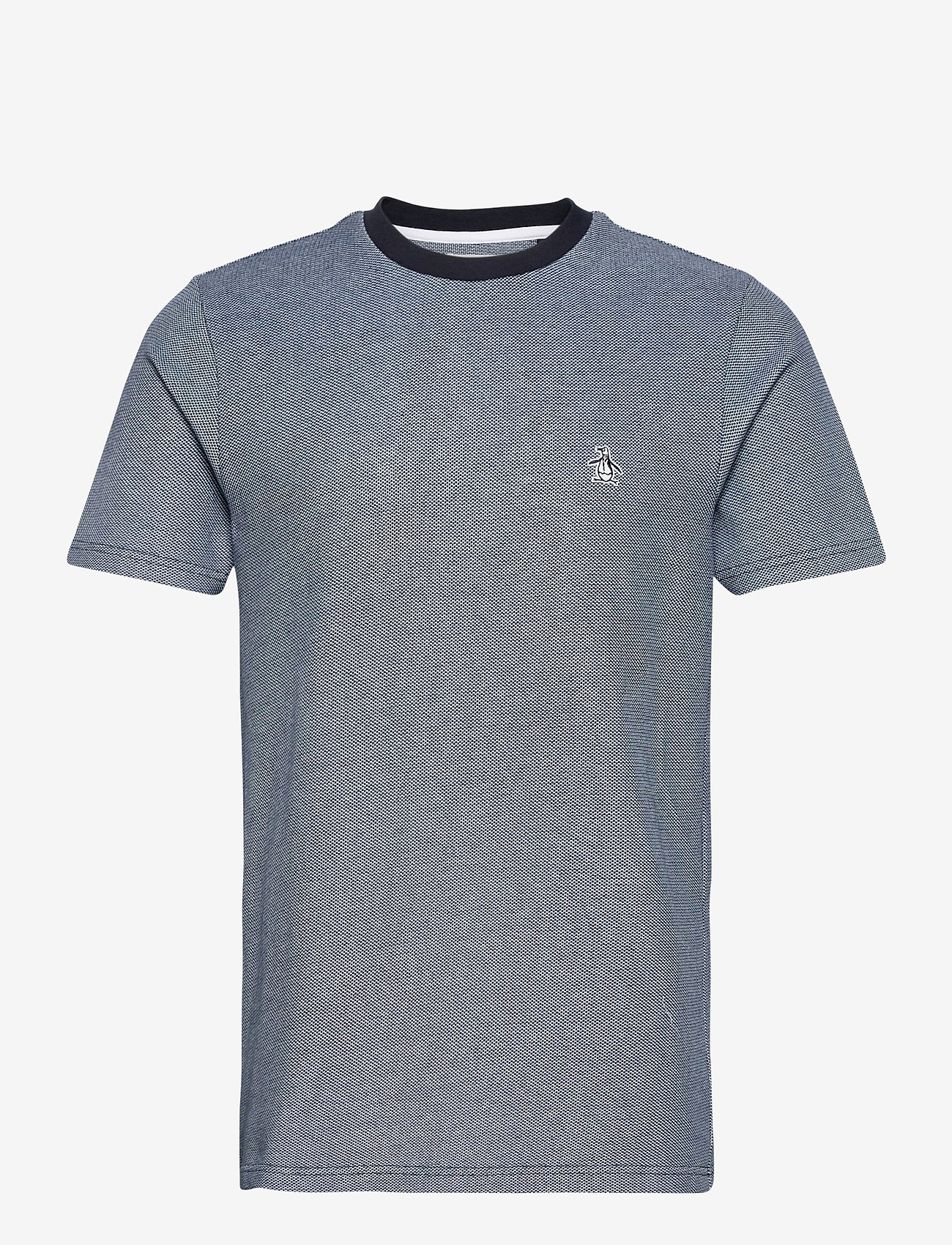 Original Penguin - BIRDSEYE JACQUARD T-SHIRT - dark sapphire - 0