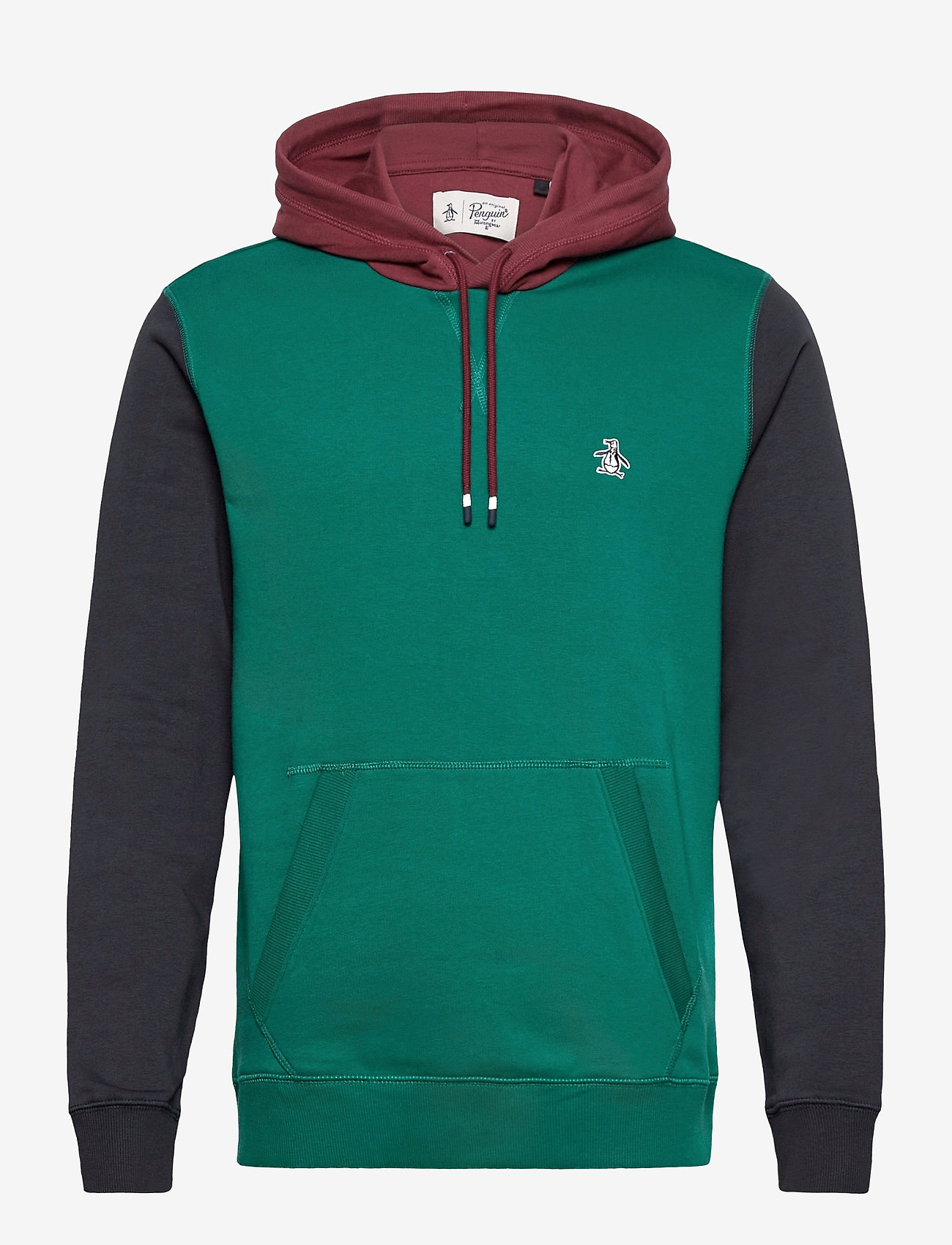 Original Penguin - COLOUR BLOCK HOODIE - storm - 0