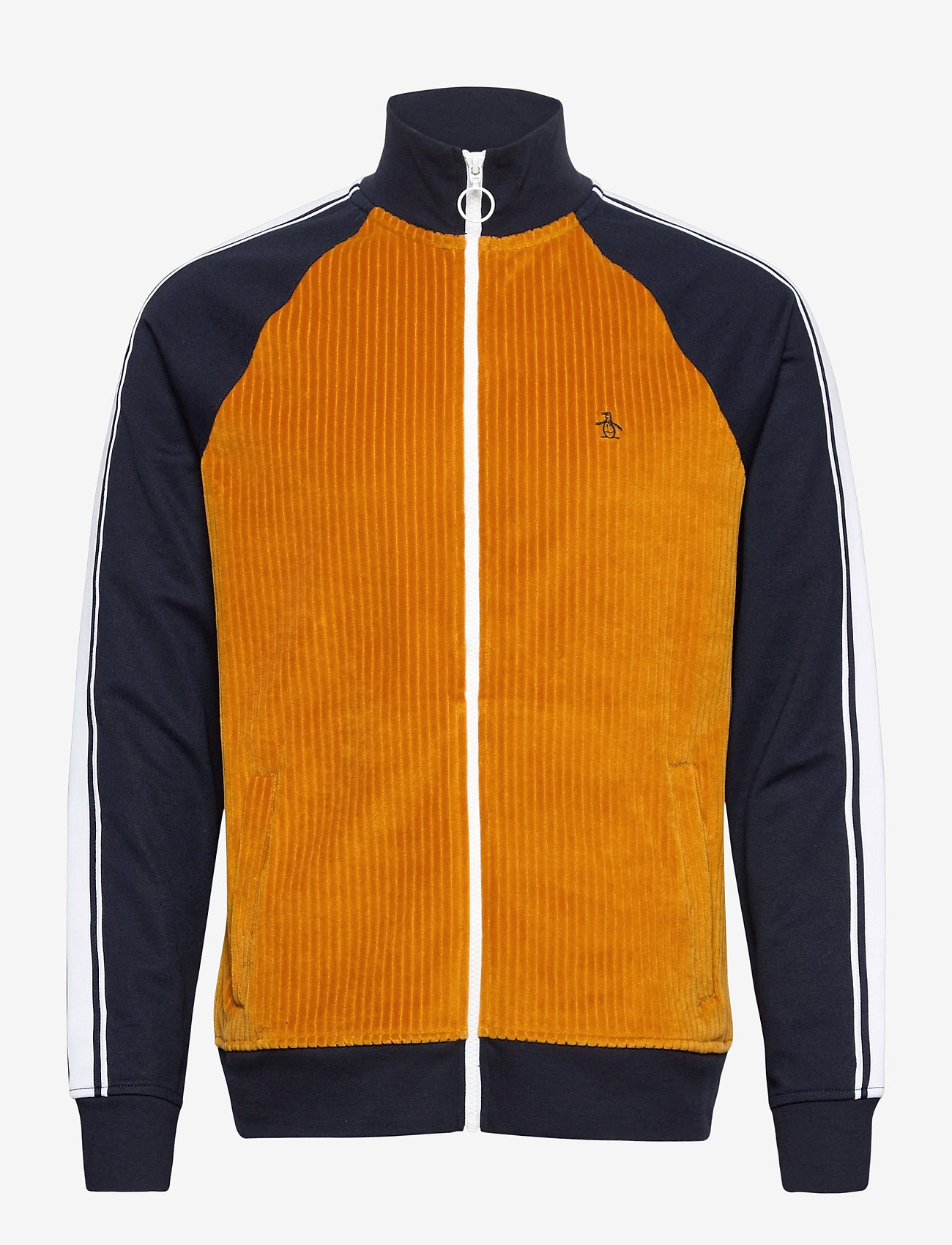 Original Penguin - CORDUROY VELOUR TRACK JACKET - dark sapphire - 0