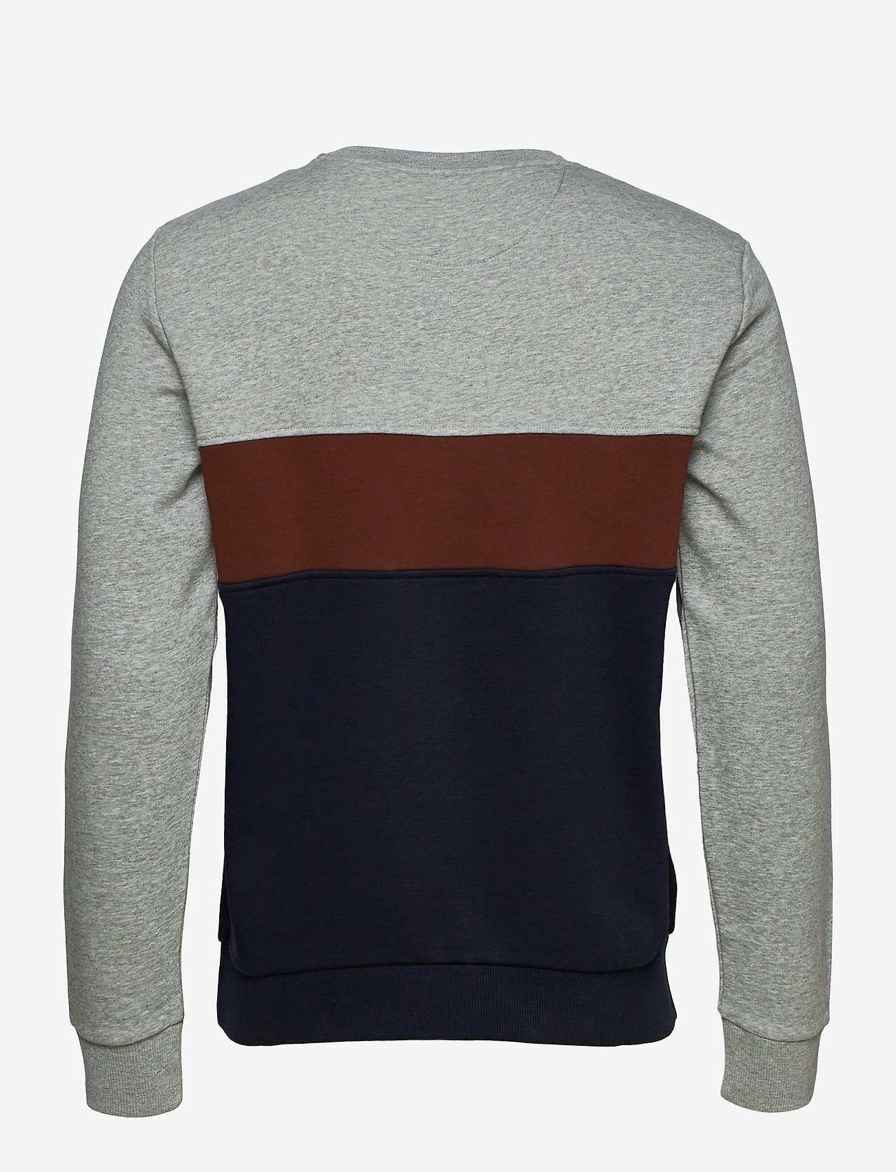 Original Penguin - KNT LS COLORBLOCK FL - rain heather - 1